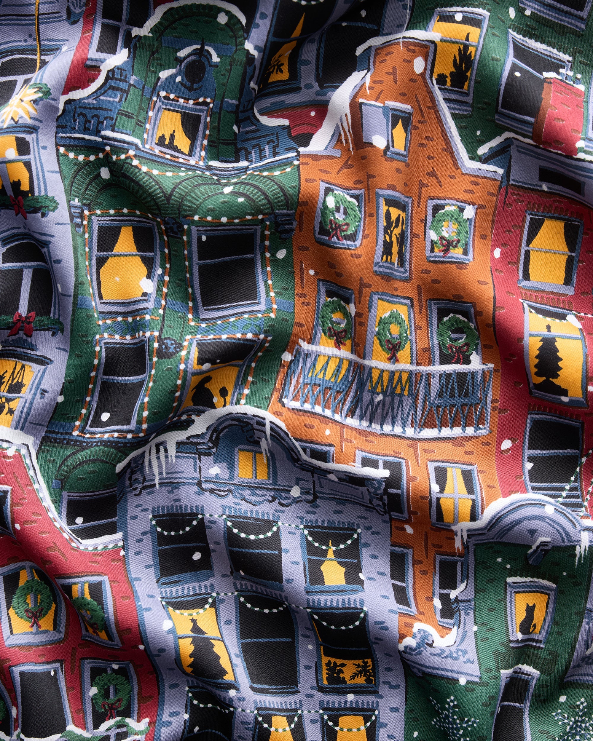 Manhattan Christmas - Eco Satin Wildest Dreams Set | Cozy Brownstone - Image 8