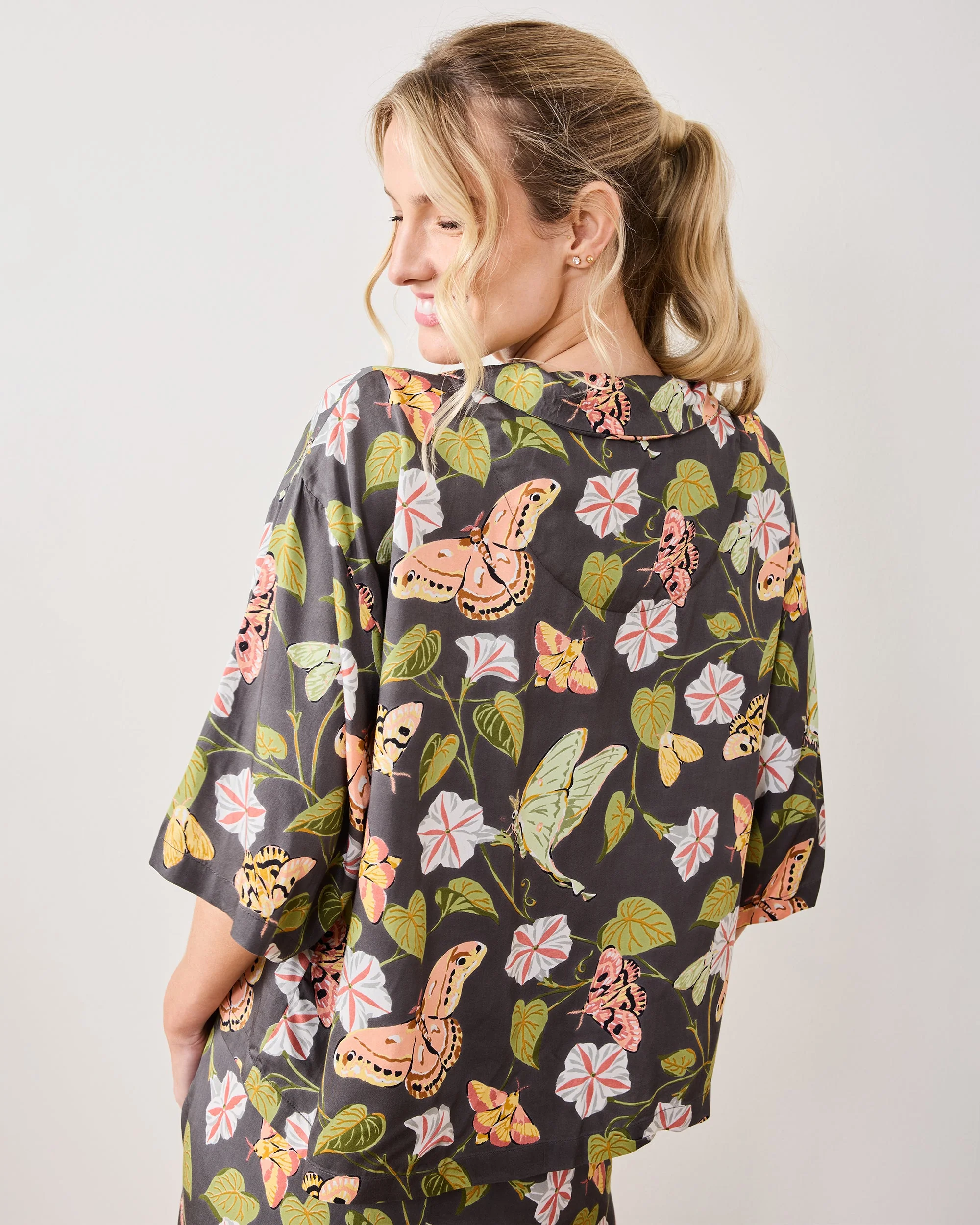 Midnight Flutter - Eco Satin Wildest Dreams Set | Slate - Image 4