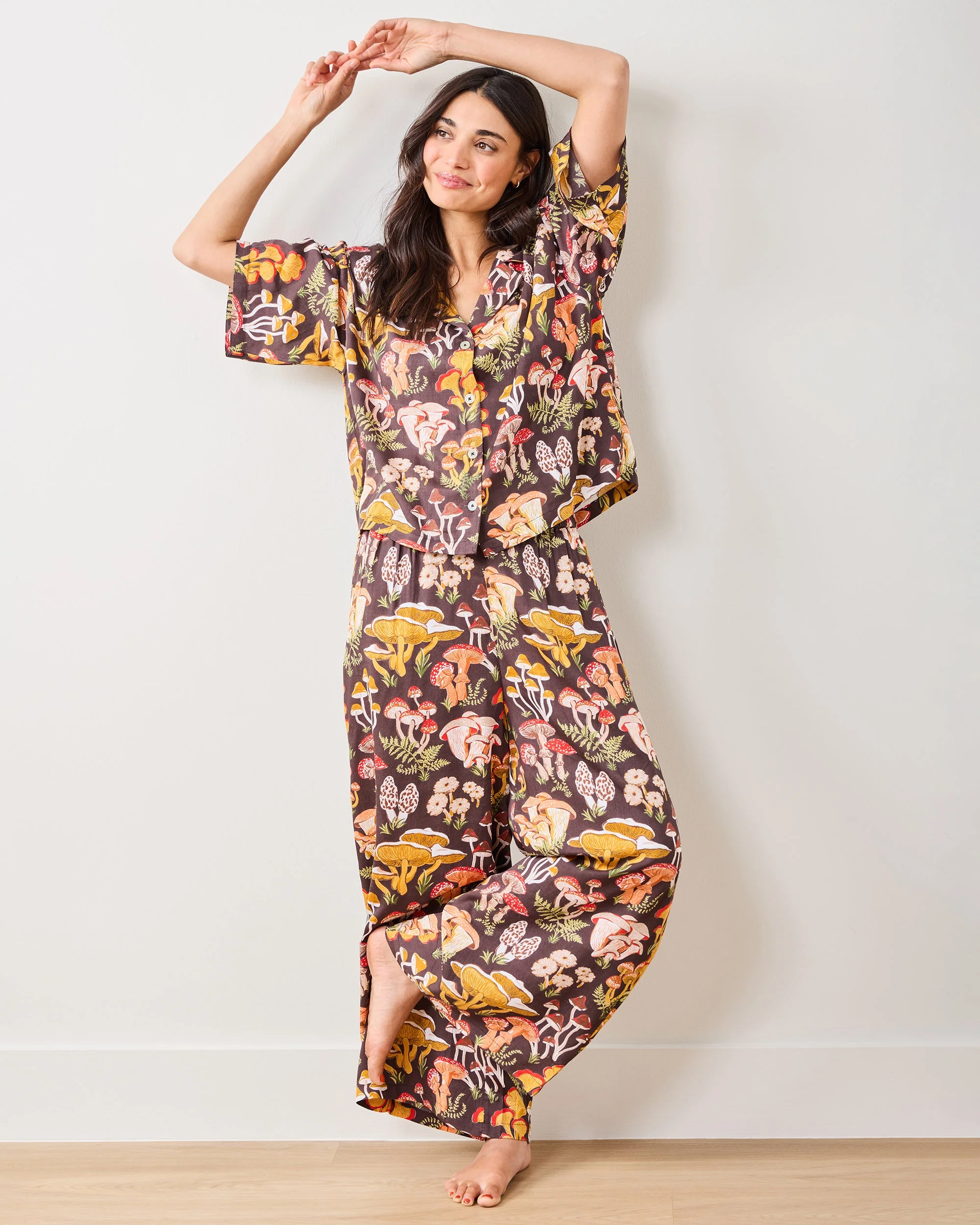 Mushroom Medley - Eco Satin Wildest Dreams Set | Truffle - Image 2