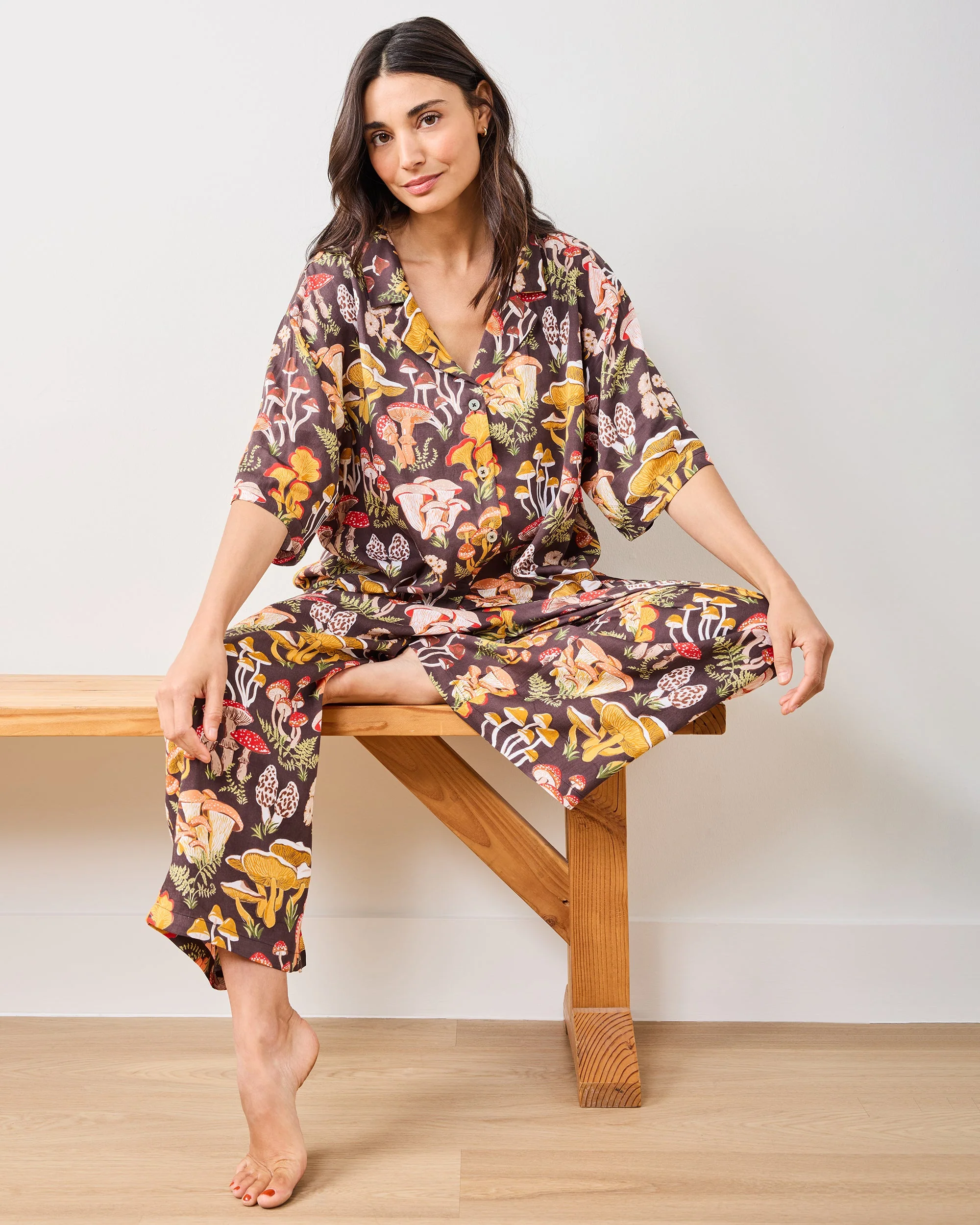 Mushroom Medley - Eco Satin Wildest Dreams Set | Truffle - Image 5