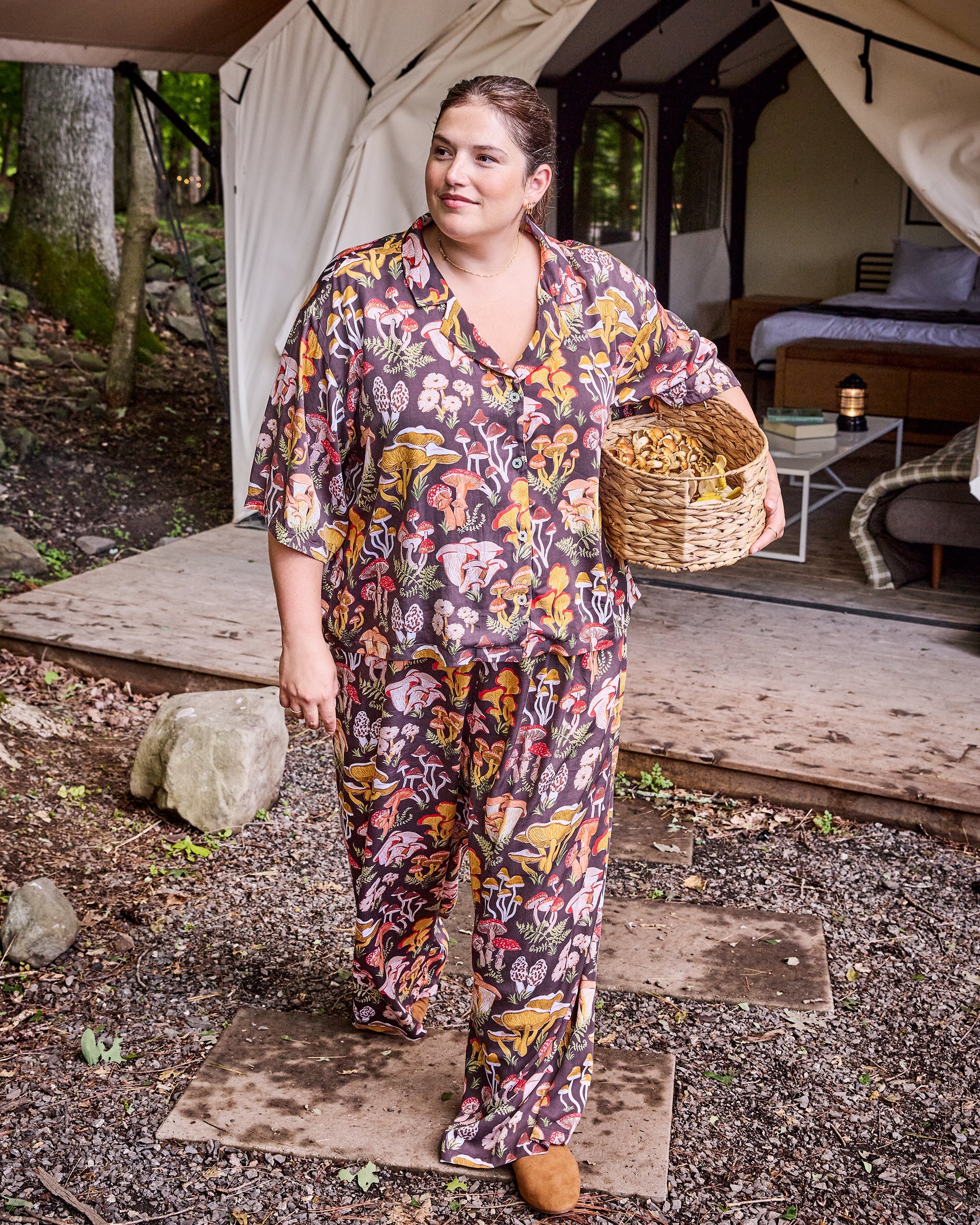 Mushroom Medley - Eco Satin Wildest Dreams Set | Truffle - Image 6