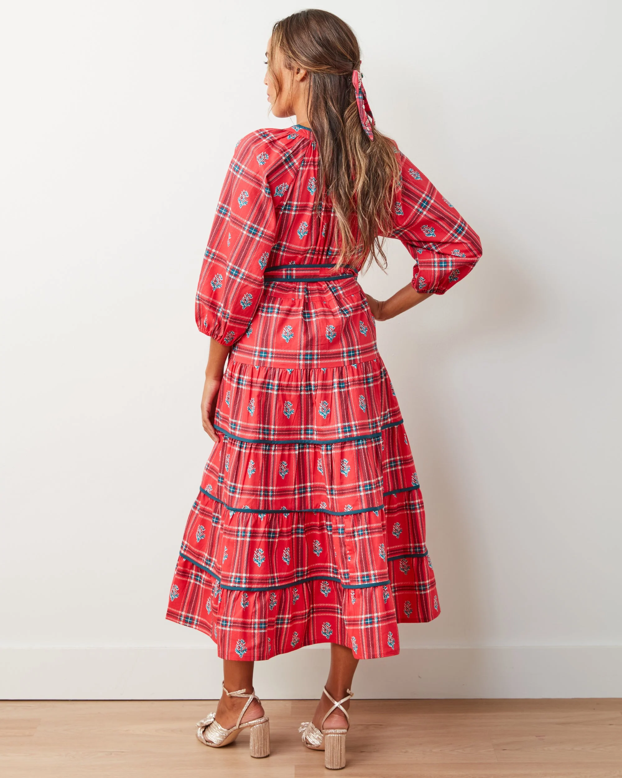 Nostalgia Plaid - Main Street Dress | Joyful Red - Image 4