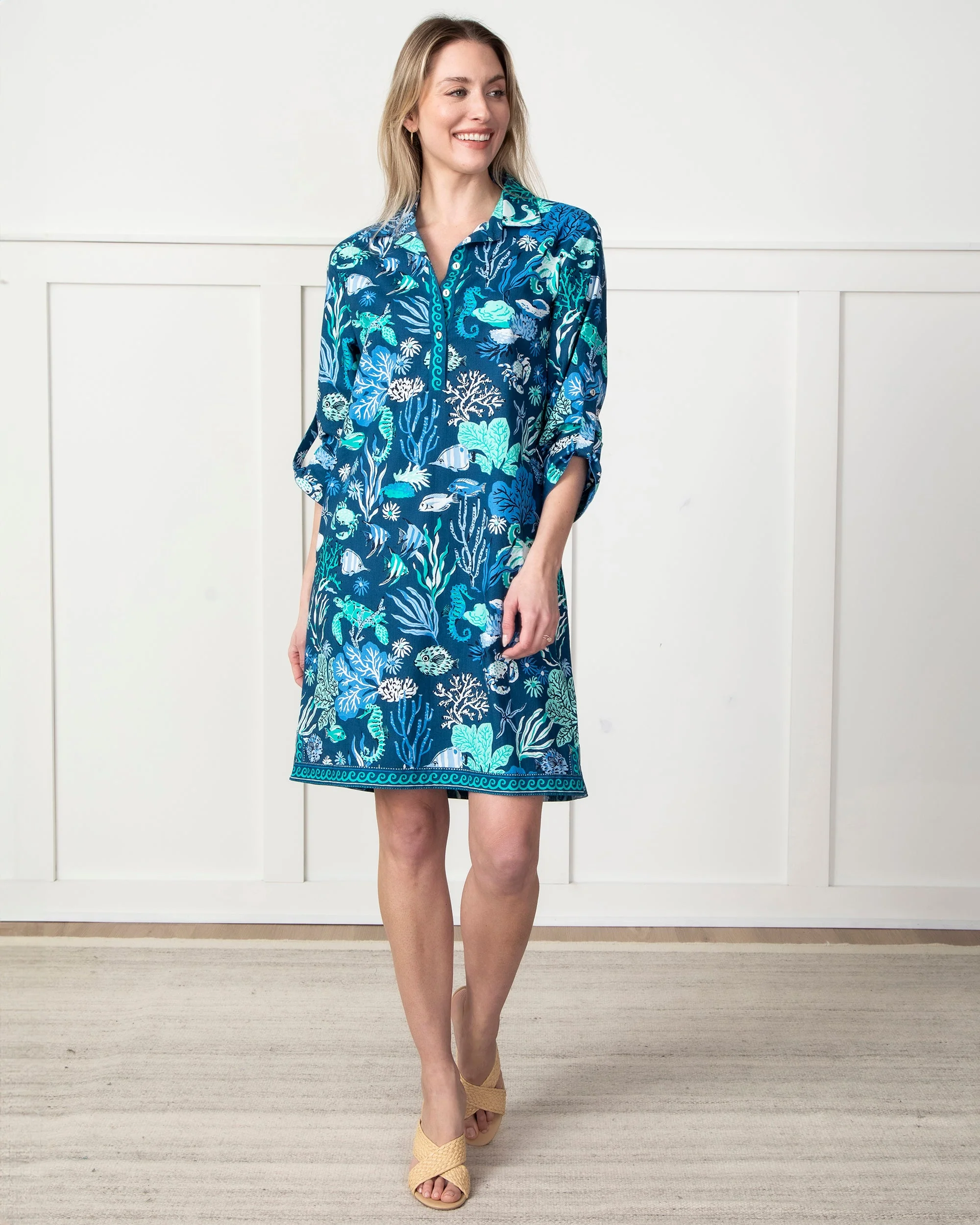 Oceania - Graceful Getaway Dress | Navy