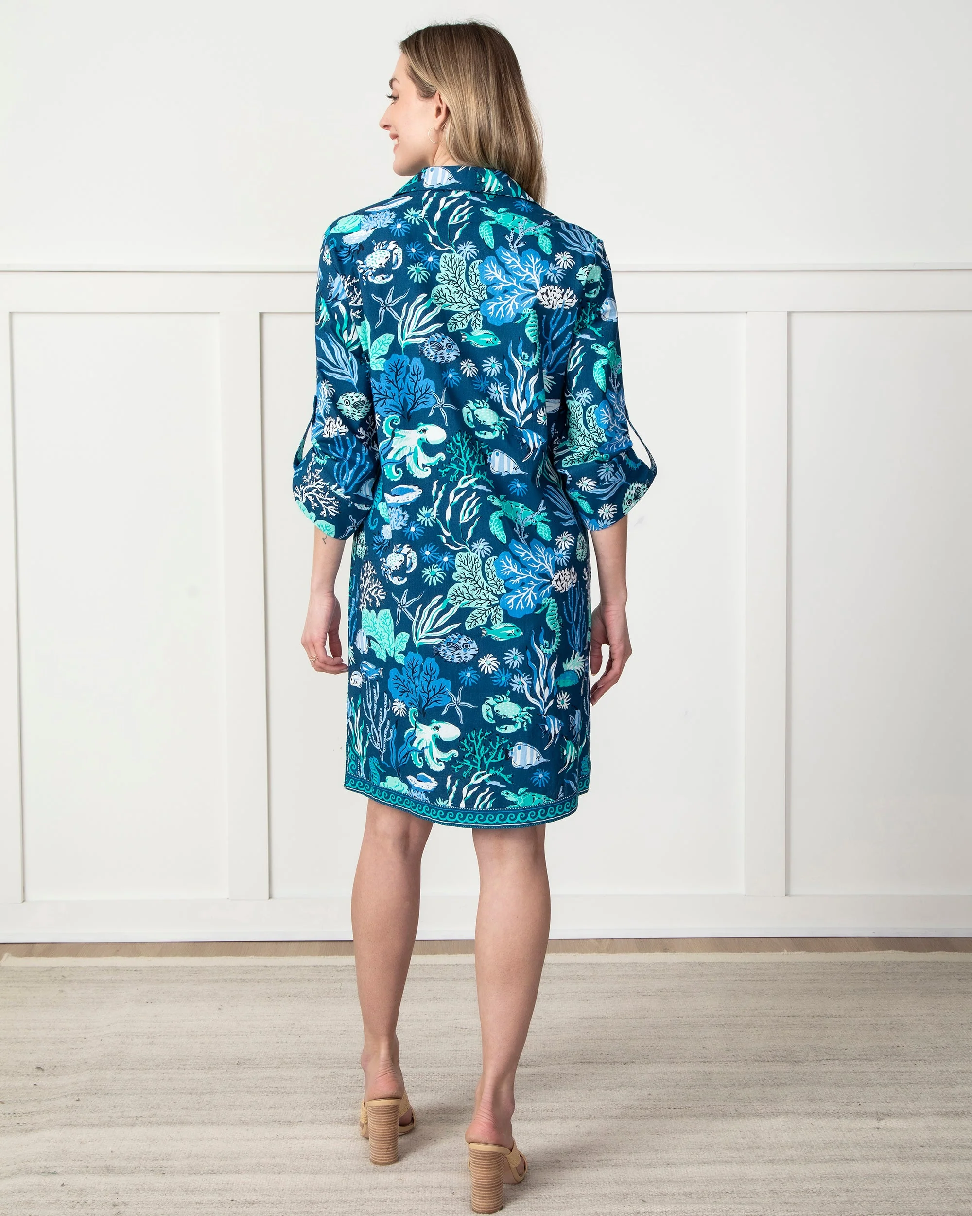 Oceania - Graceful Getaway Dress | Navy - Image 5