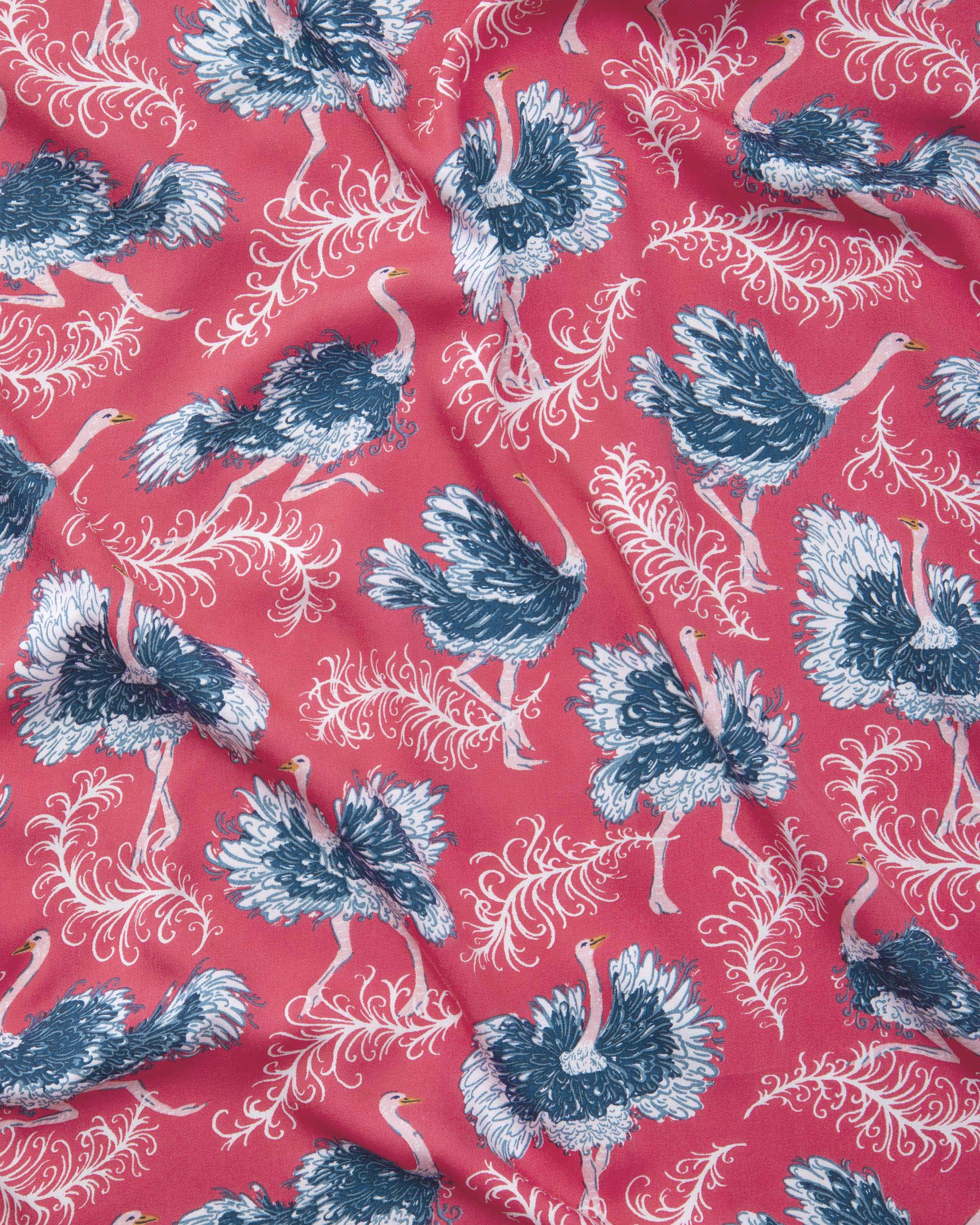 Ostrich Dance - Eco Satin Wildest Dreams Set | Fancy Pink - Image 7