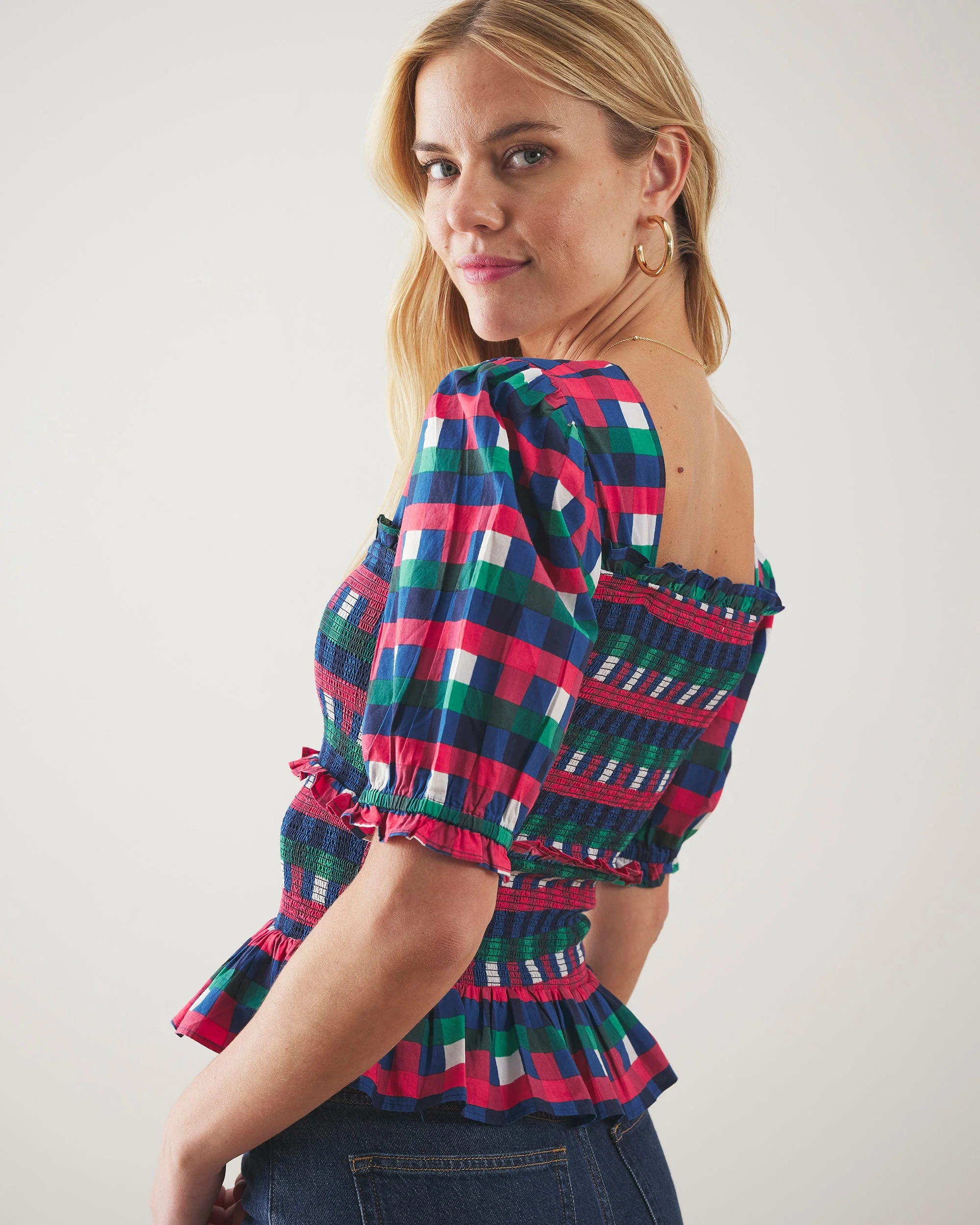 Painted Pixels - Sophisticated Soiree Top | Jewel Multi - Image 6