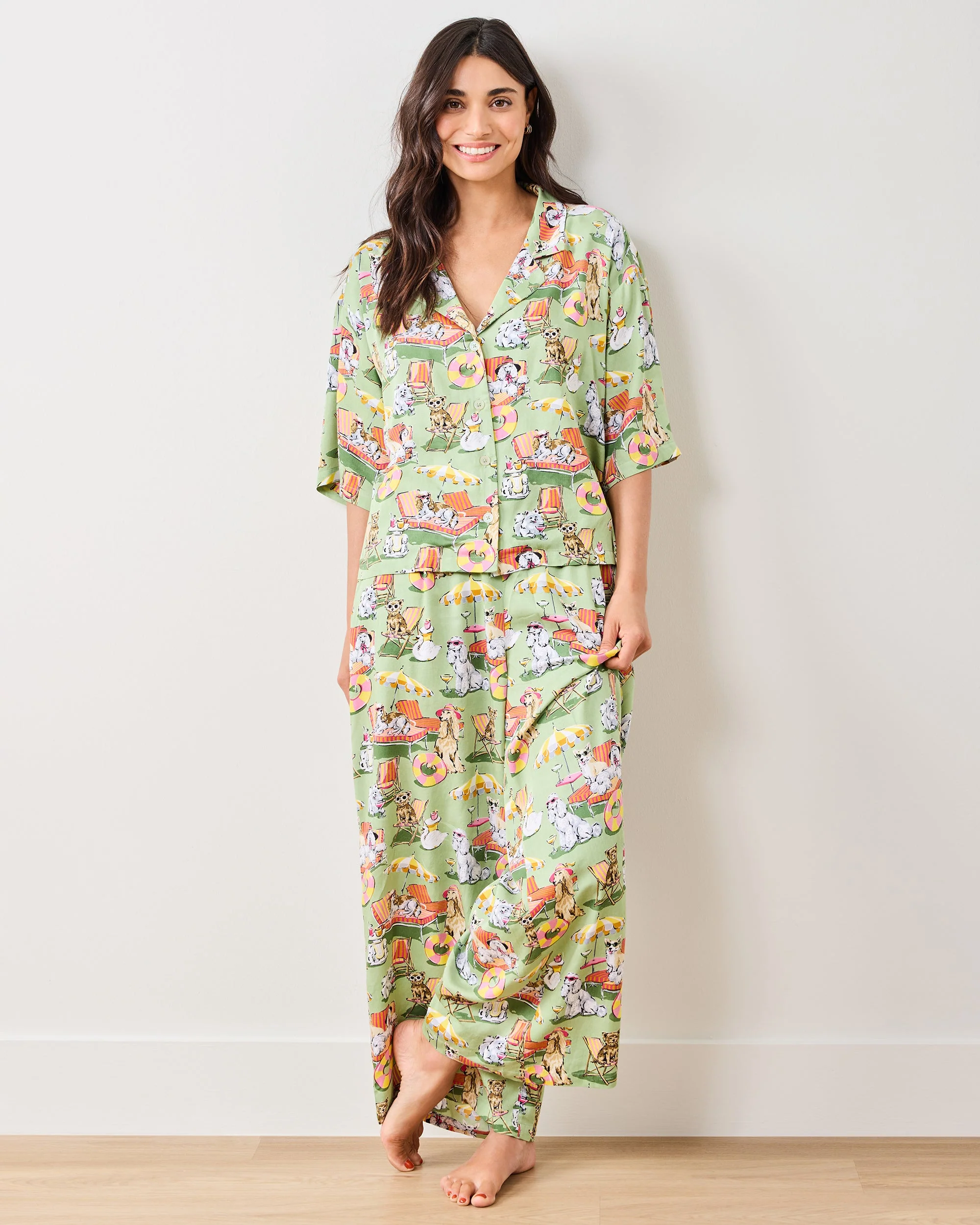 Palm Royale Pooches - Eco Satin Wildest Dreams Set | Grasshopper - Image 3