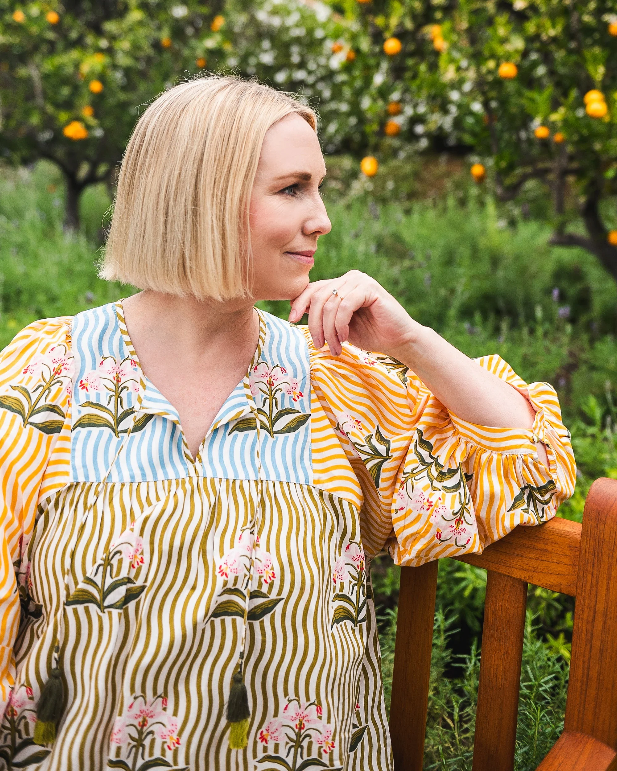 Printfresh + Lars Handpicked - Flower Charmer Midi Dress | Greenhouse - Image 3