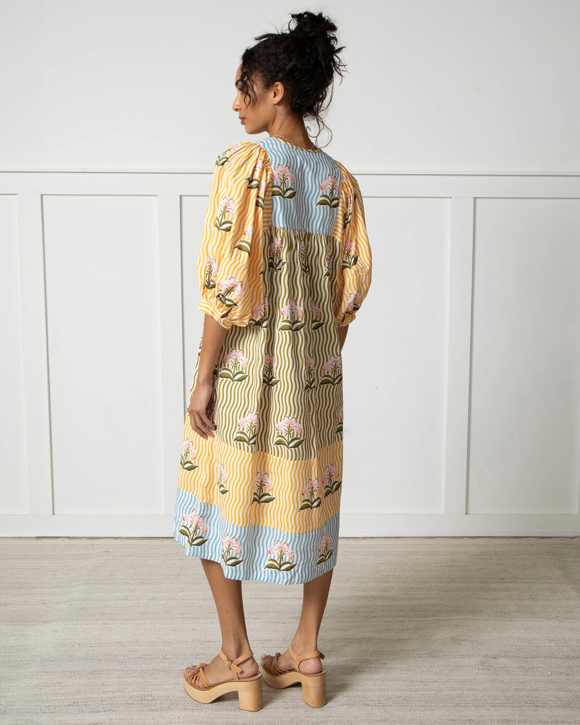 Printfresh + Lars Handpicked - Flower Charmer Midi Dress | Greenhouse - Image 5