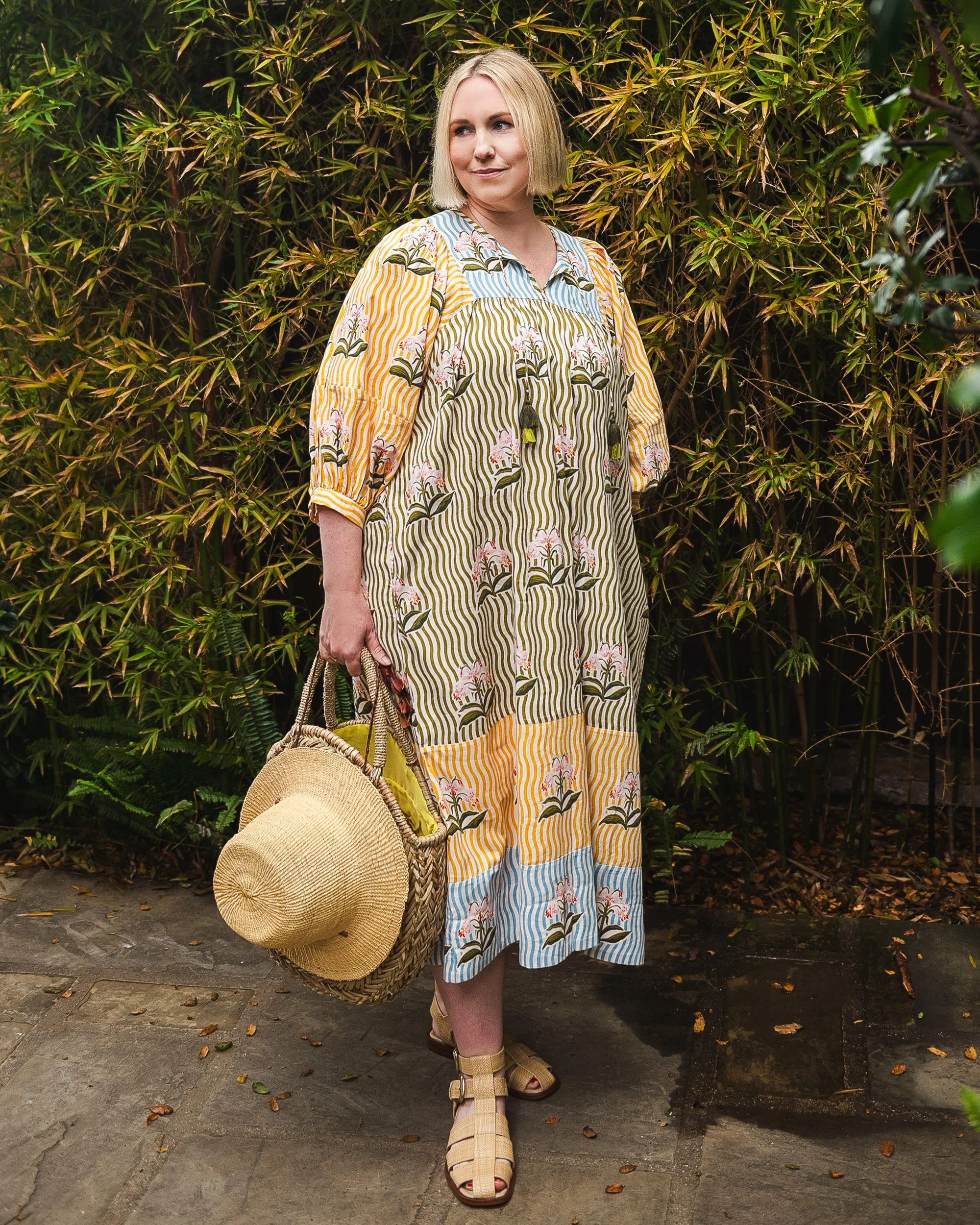 Printfresh + Lars Handpicked - Flower Charmer Midi Dress | Greenhouse - Image 6