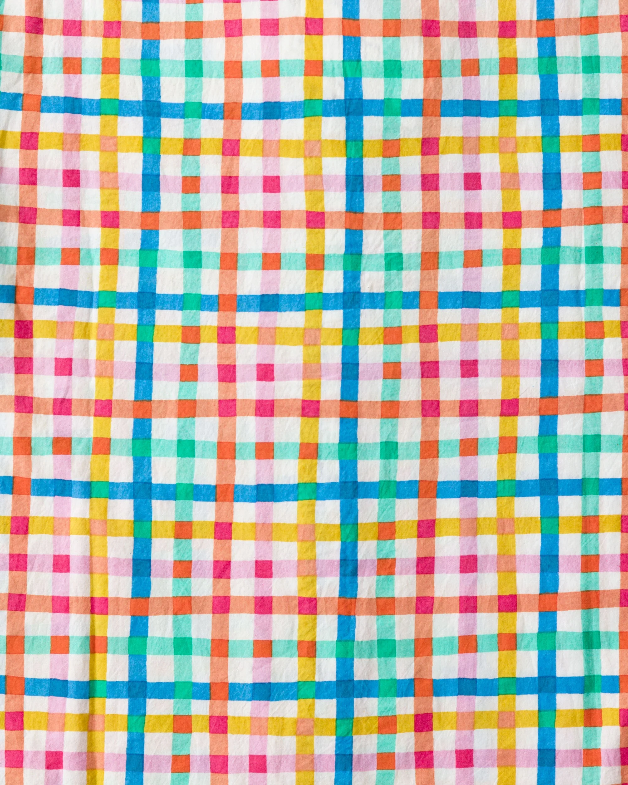 Printfresh + Oh Joy! - Plaid Picnic - Cami Nightgown | Citrus Squeeze - Image 6