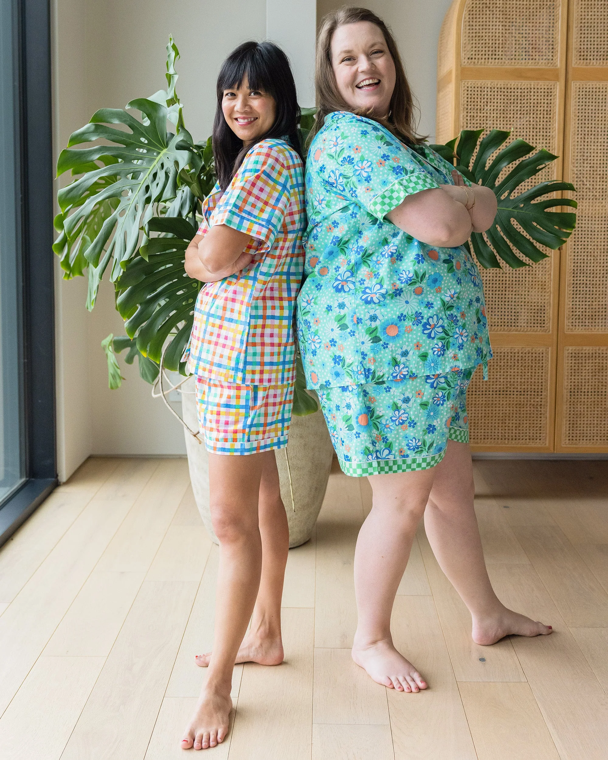 Printfresh + Oh Joy! - Plaid Picnic - Short PJ Set | Citrus Squeeze - Image 5