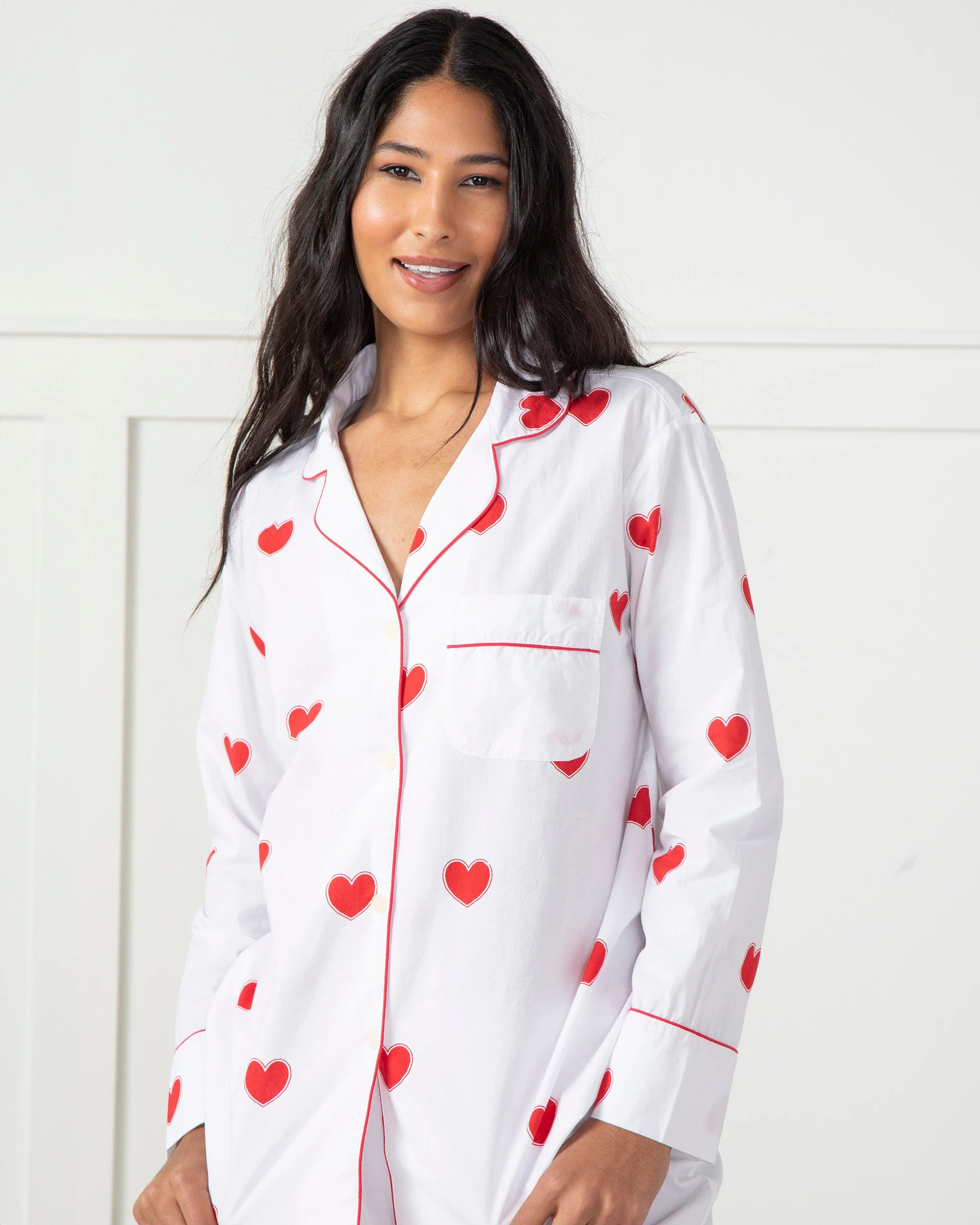 Queen of Hearts - Long PJ Set | Ruby Cloud - Image 2