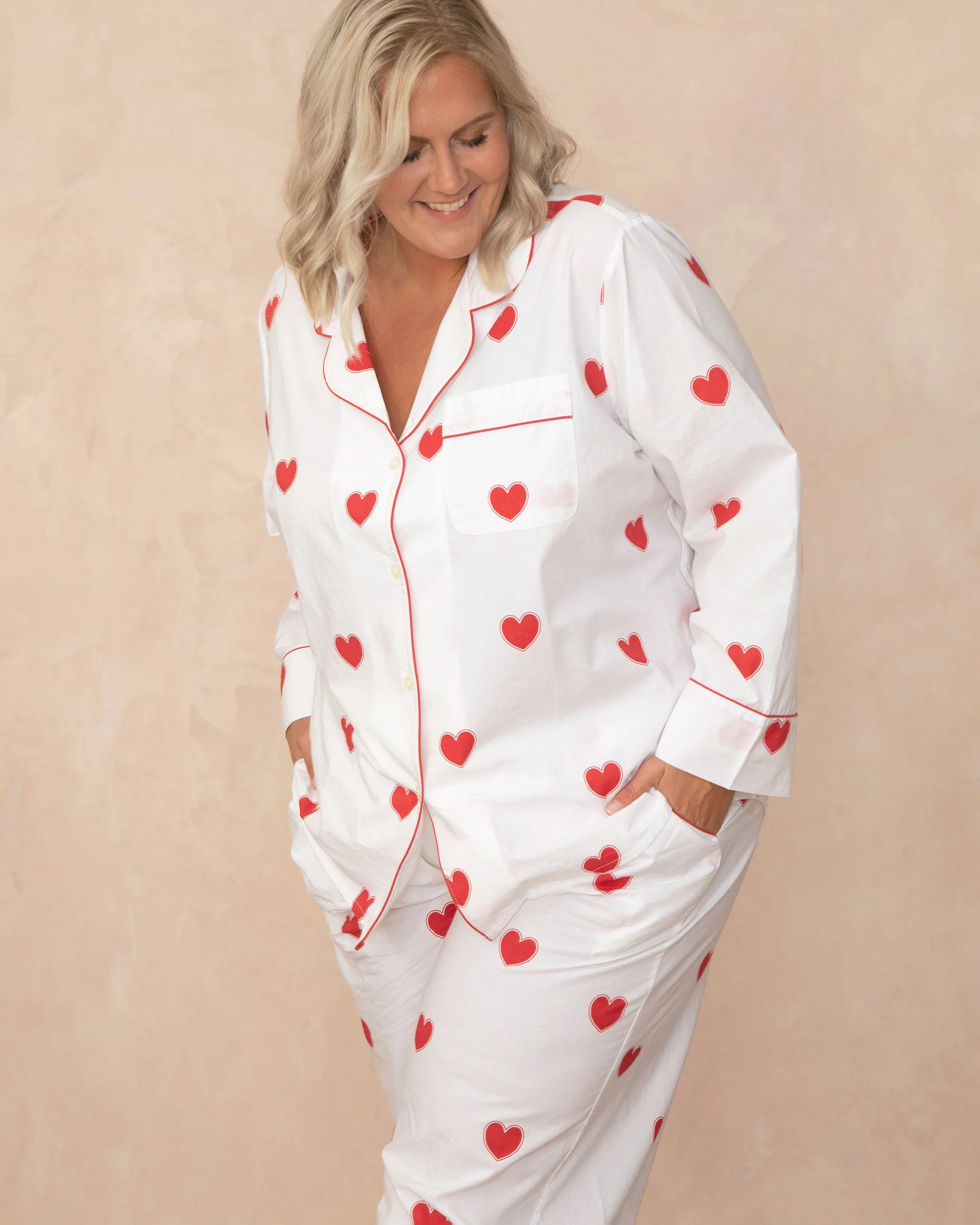 Queen of Hearts - Long PJ Set | Ruby Cloud - Image 3