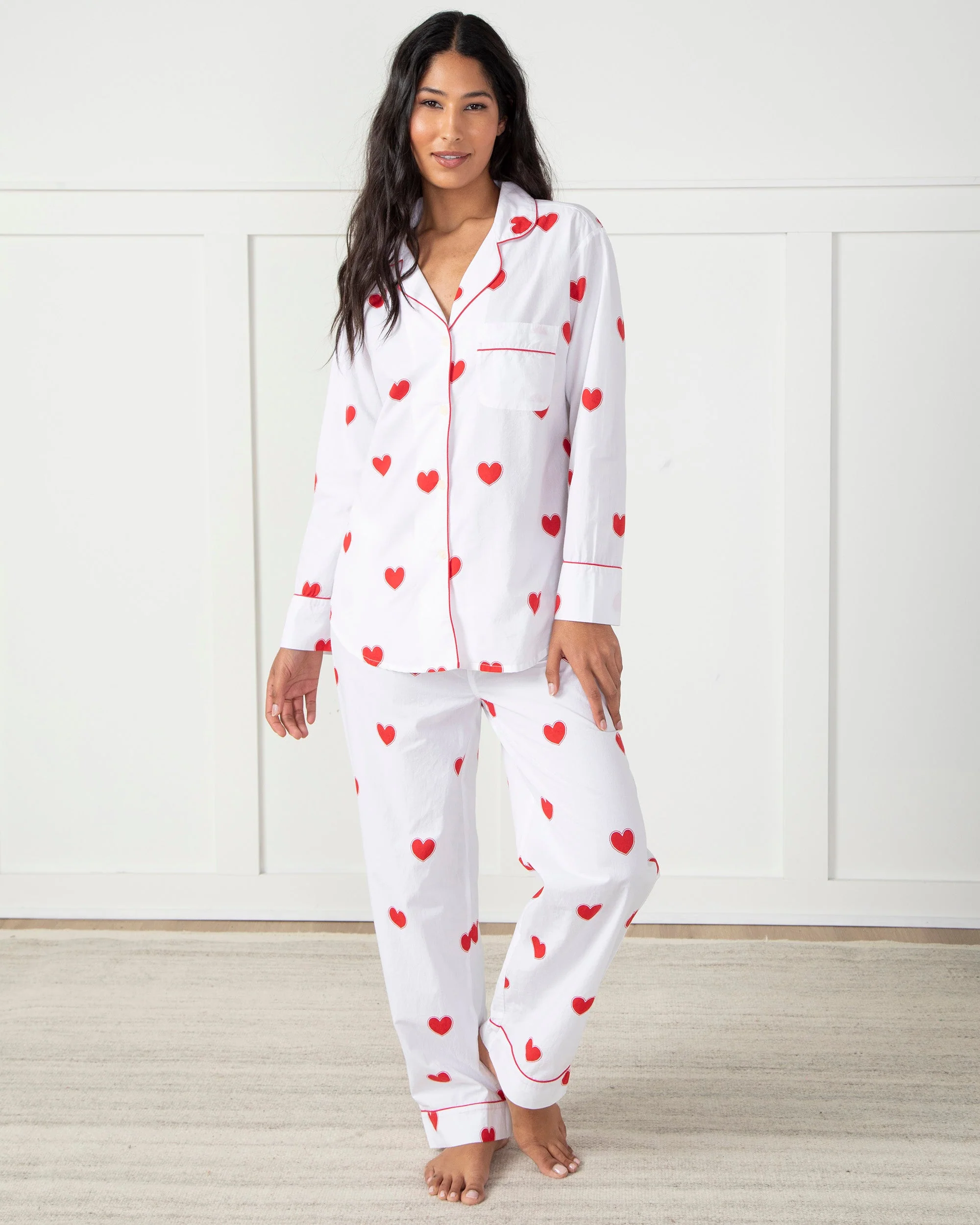 Queen of Hearts - Long PJ Set | Ruby Cloud - Image 5