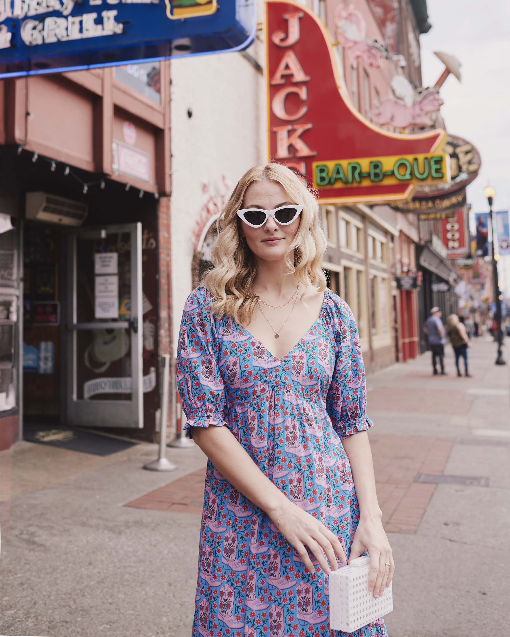 Rhinestone Cowgirl - Good Graces Dress | Blue Jean - Image 2