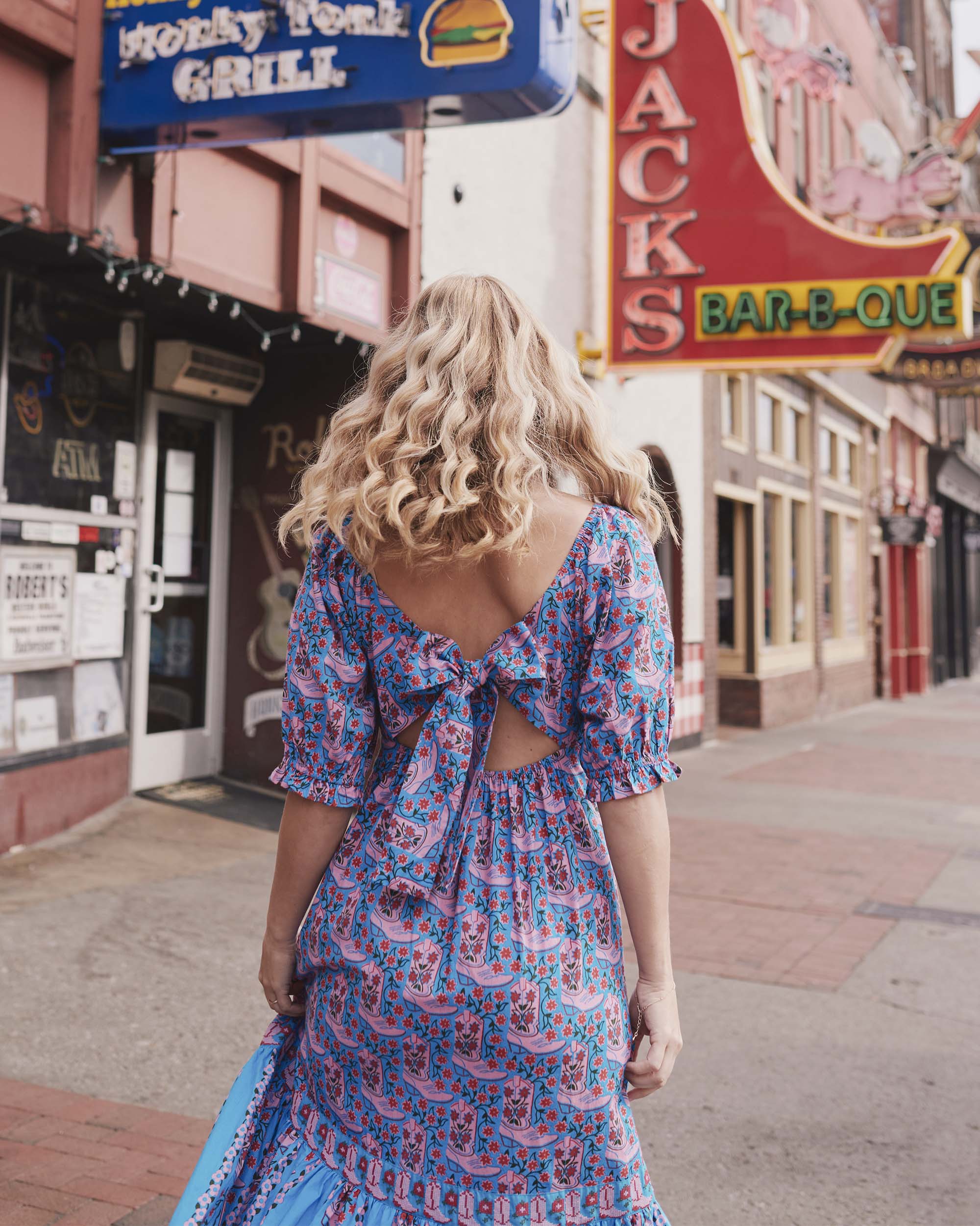 Rhinestone Cowgirl - Good Graces Dress | Blue Jean - Image 4
