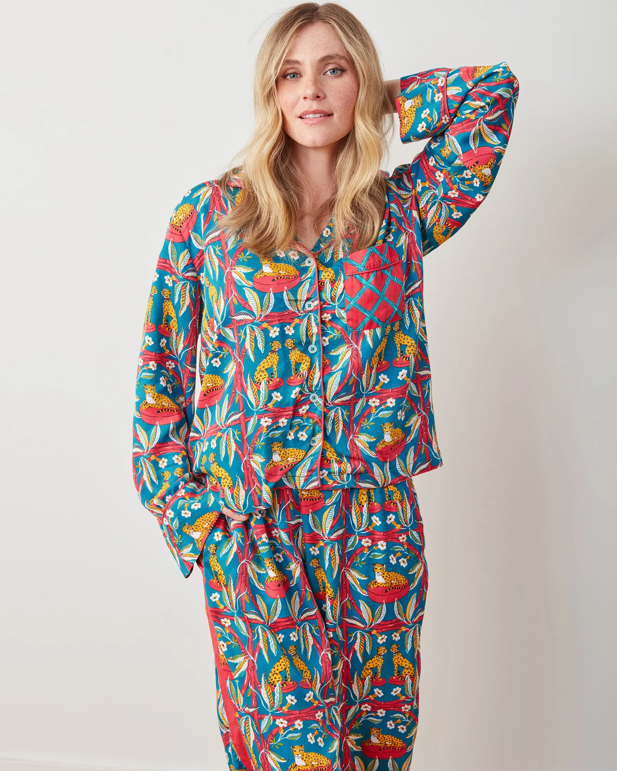 Royal Cheetah - Eco Satin Rittenhouse Set | Ruby & Jade - Image 3