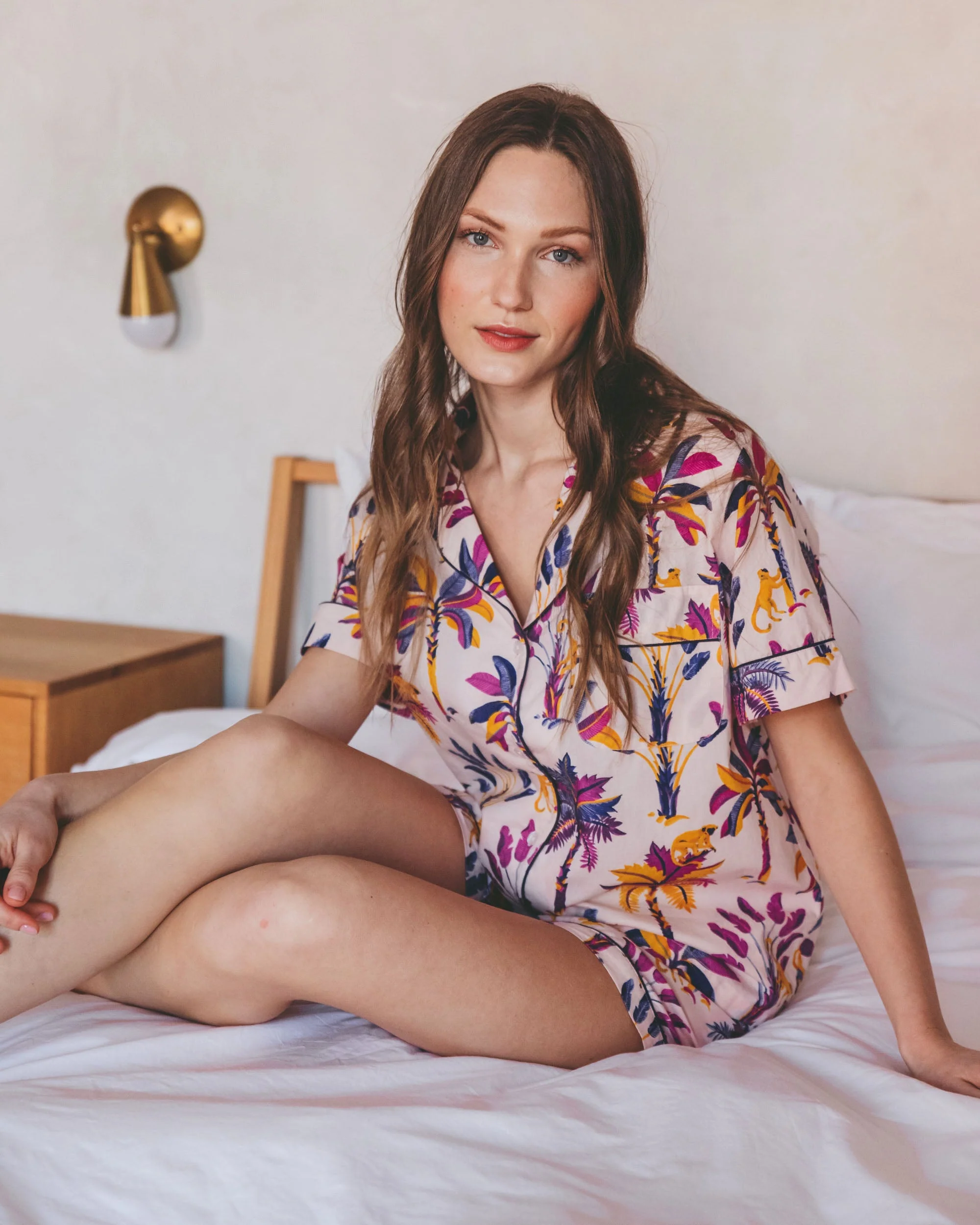 Royal Palms - Short PJ Set | Amethyst - Image 3