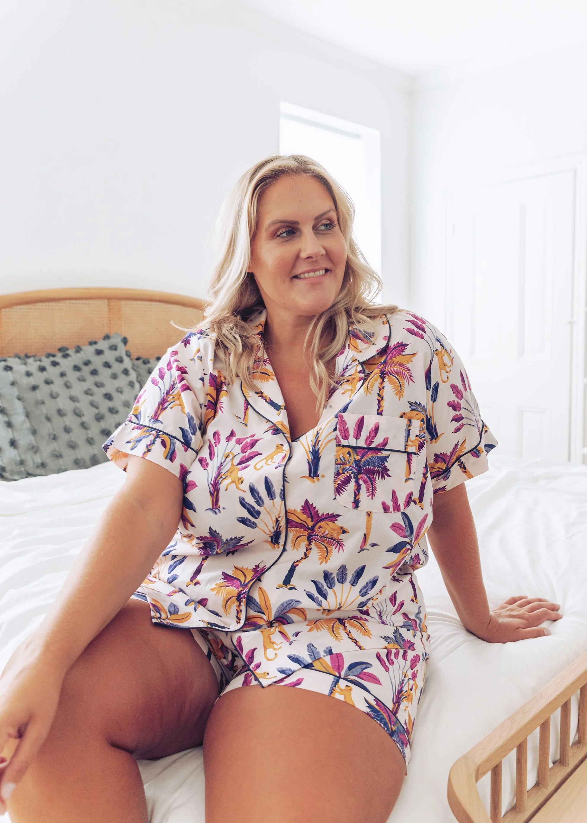 Royal Palms - Short PJ Set | Amethyst - Image 6