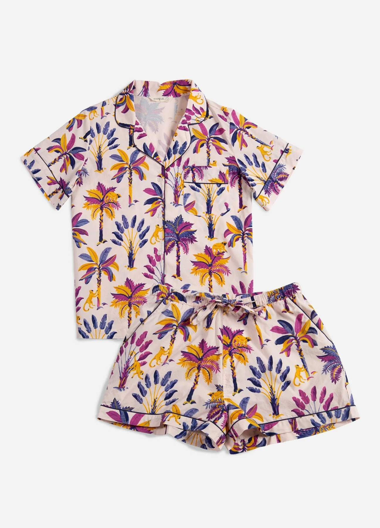 Royal Palms - Short PJ Set | Amethyst - Image 7