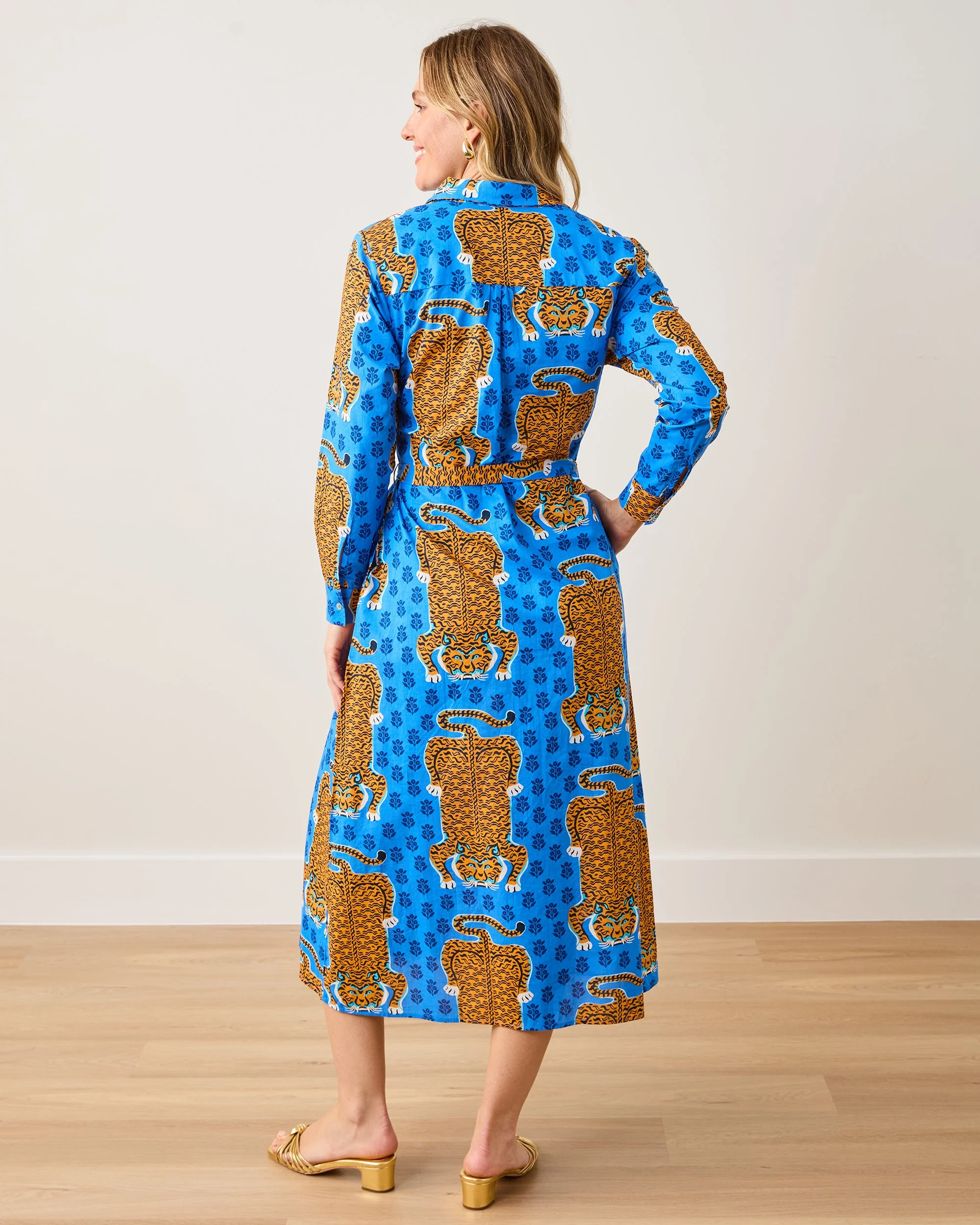 Siberian Stripes - Monaco Dress | Cobalt Blue - Image 5