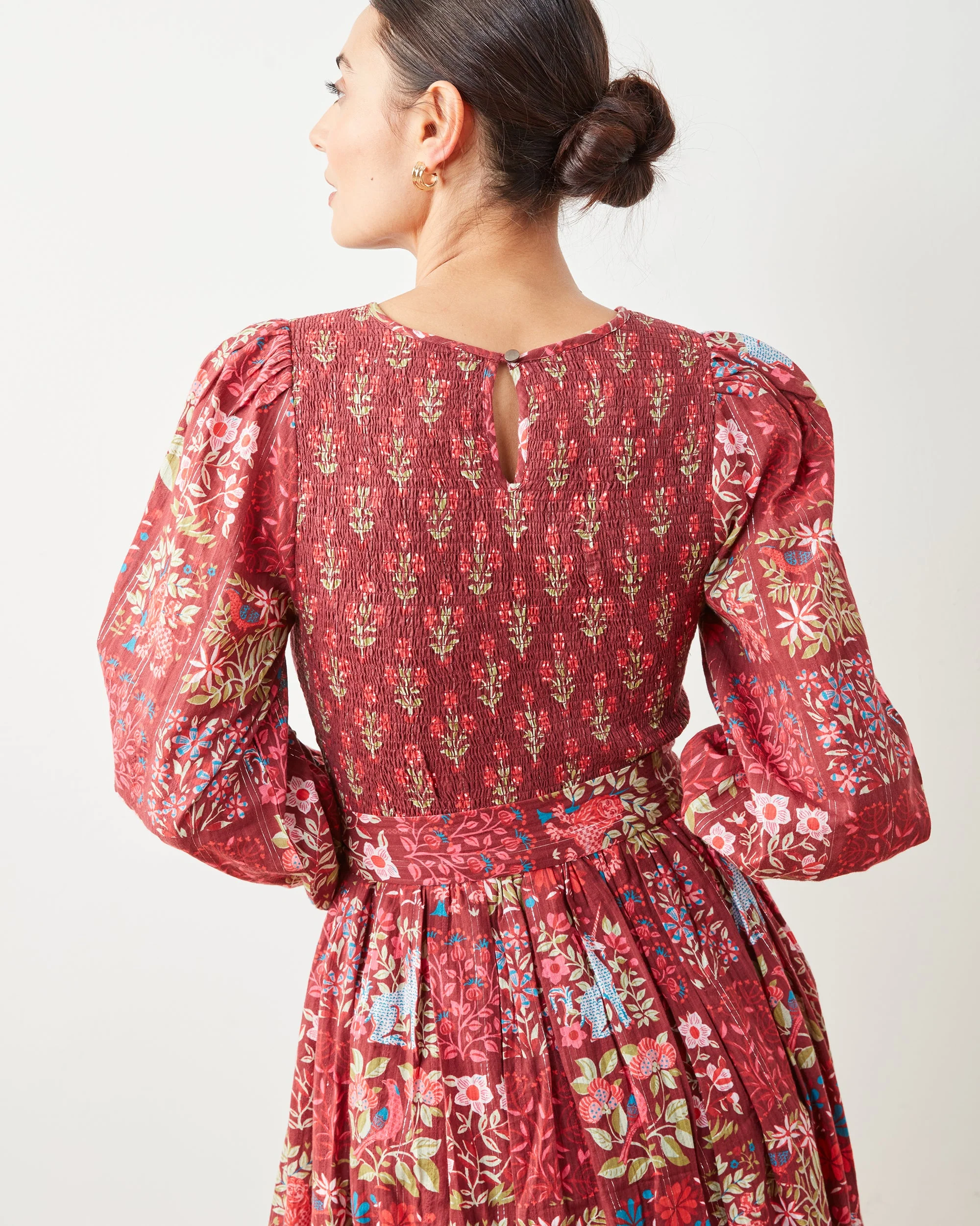 Stained Glass Storybook - Making Introductions Dress | Wine - Image 5