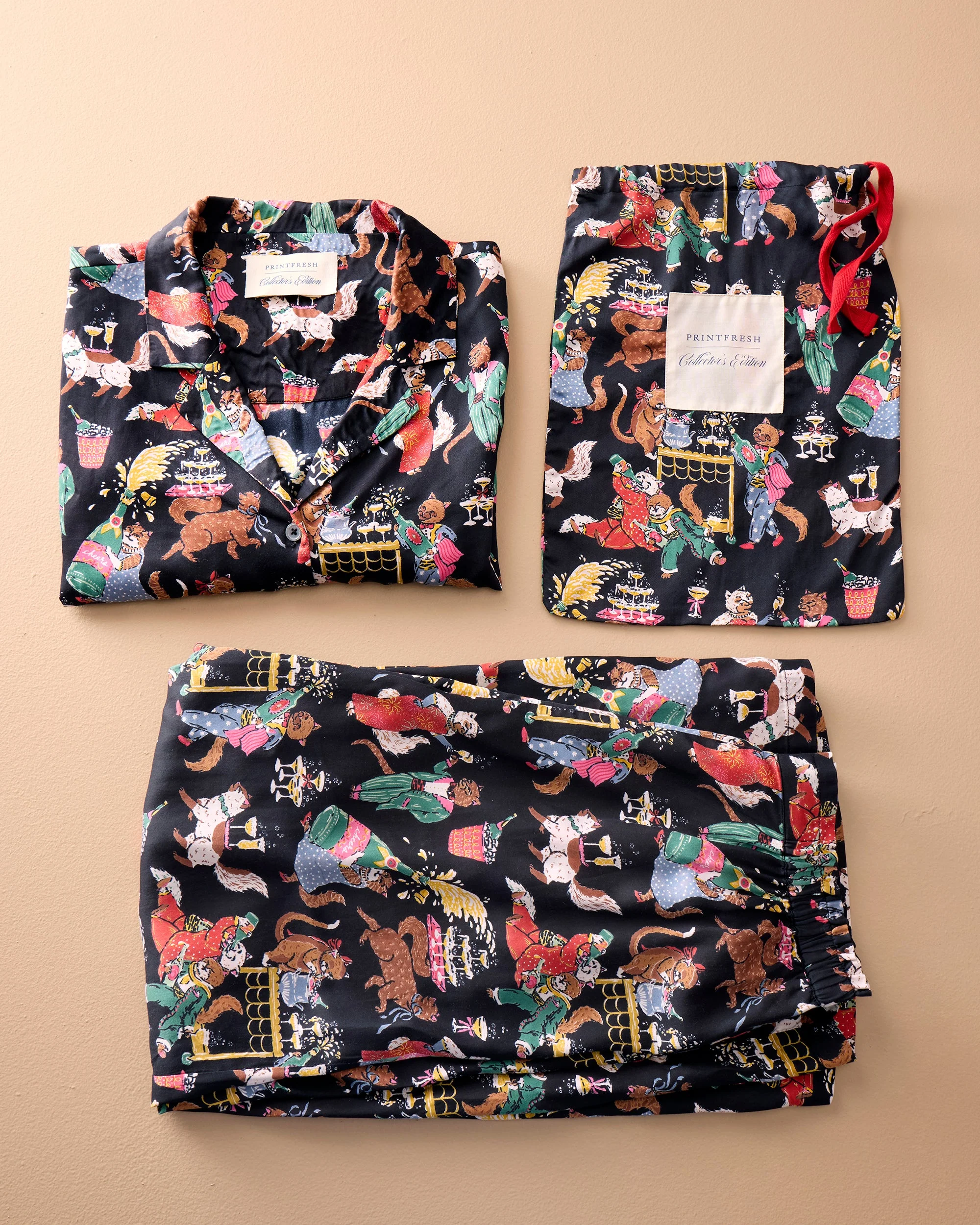Swanky Cats - Eco Satin Wildest Dream Set | Tuxedo - Image 2
