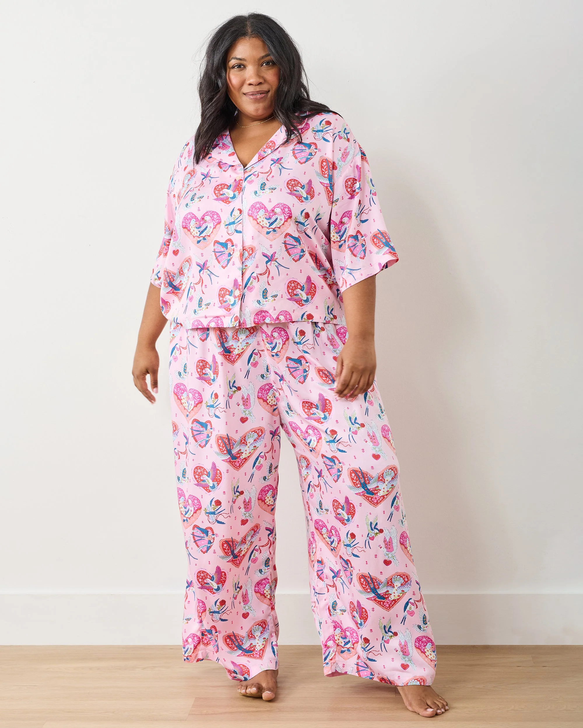 Swooning Sparrows - Eco Satin Wildest Dreams Set | Pink Petal - Image 5