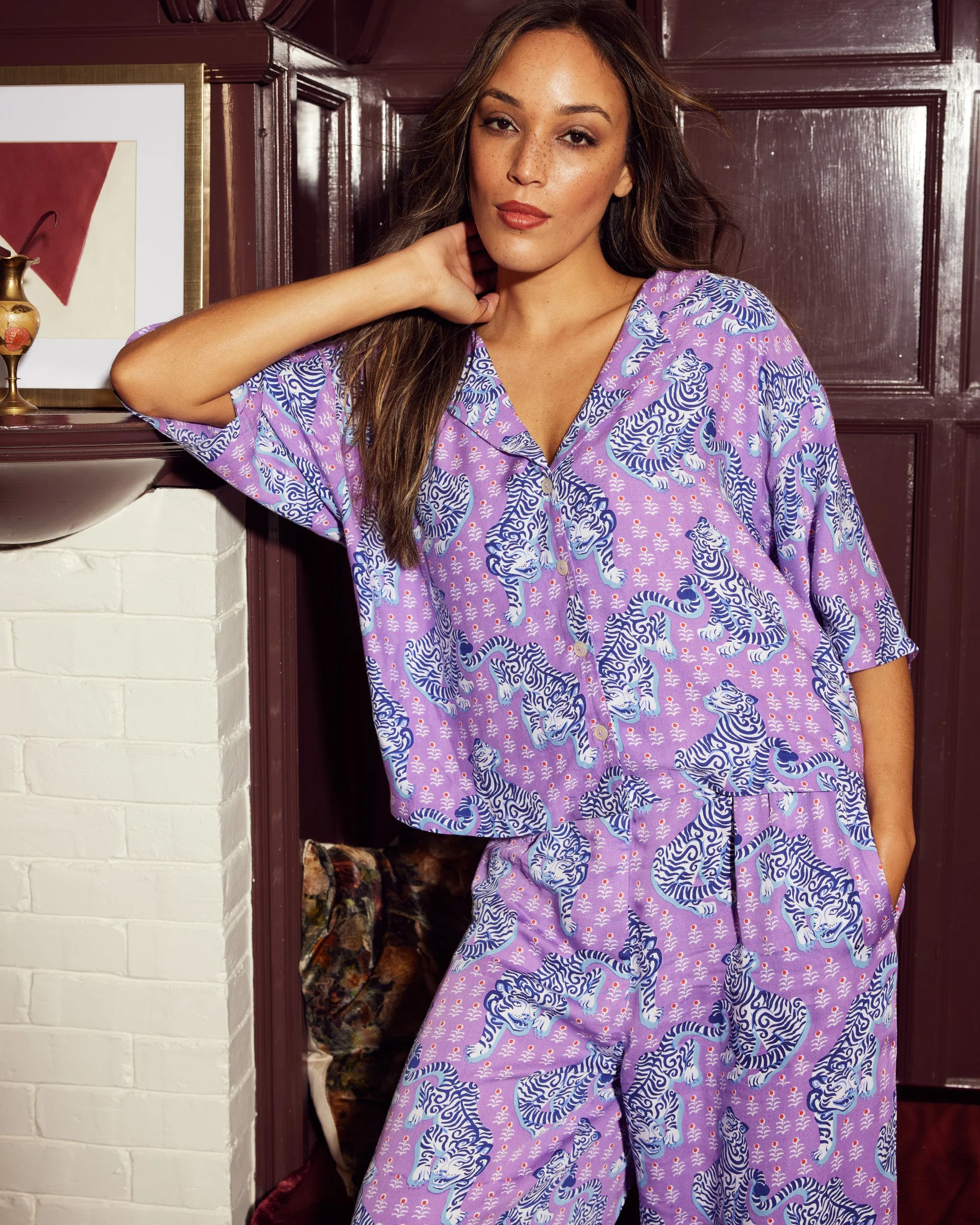 Tiger Queen - Eco Satin Wildest Dreams Set | Amethyst - Image 2