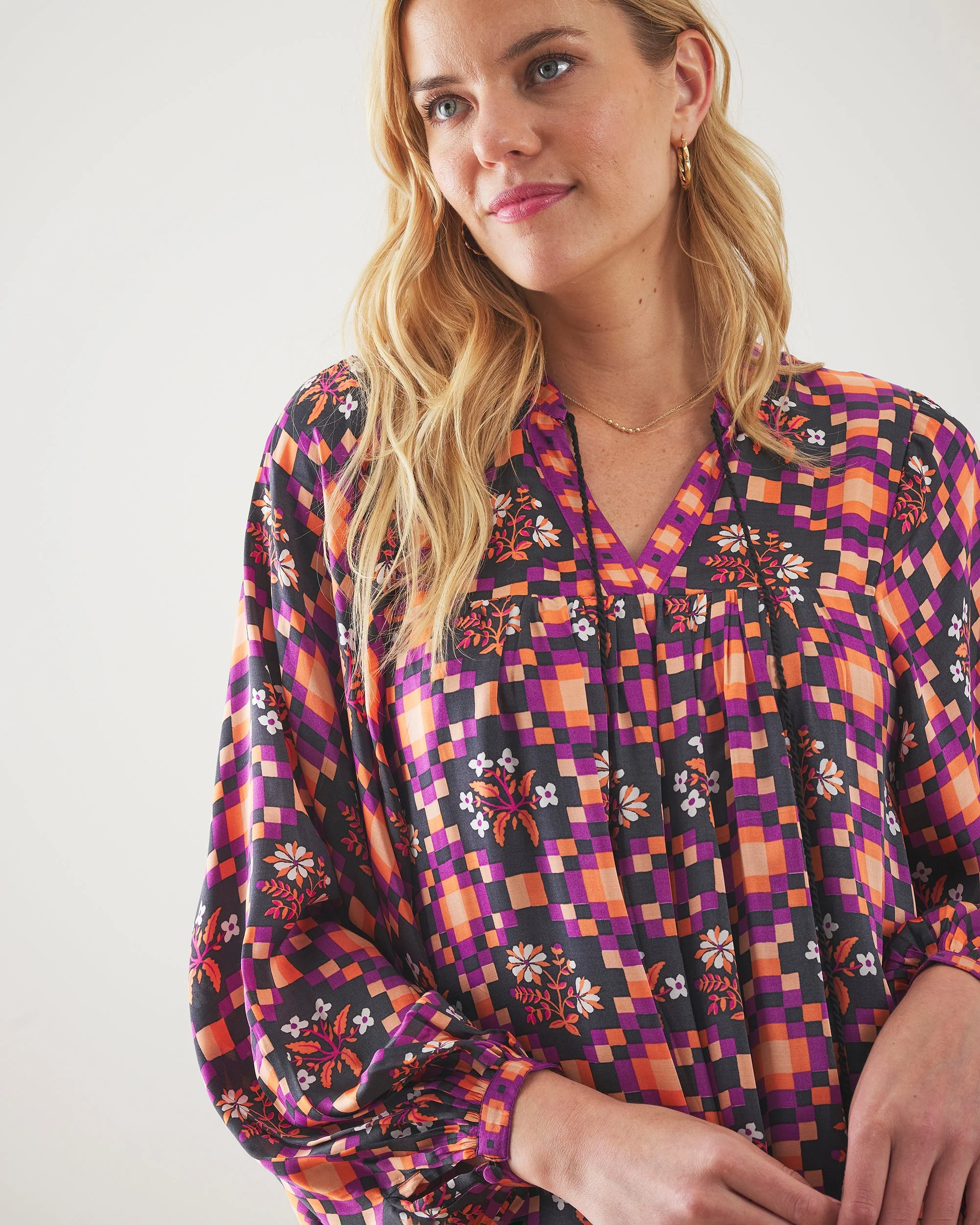 Tomorrow's Tapestry - On The Scene Tunic | Violet Breeze - Image 2