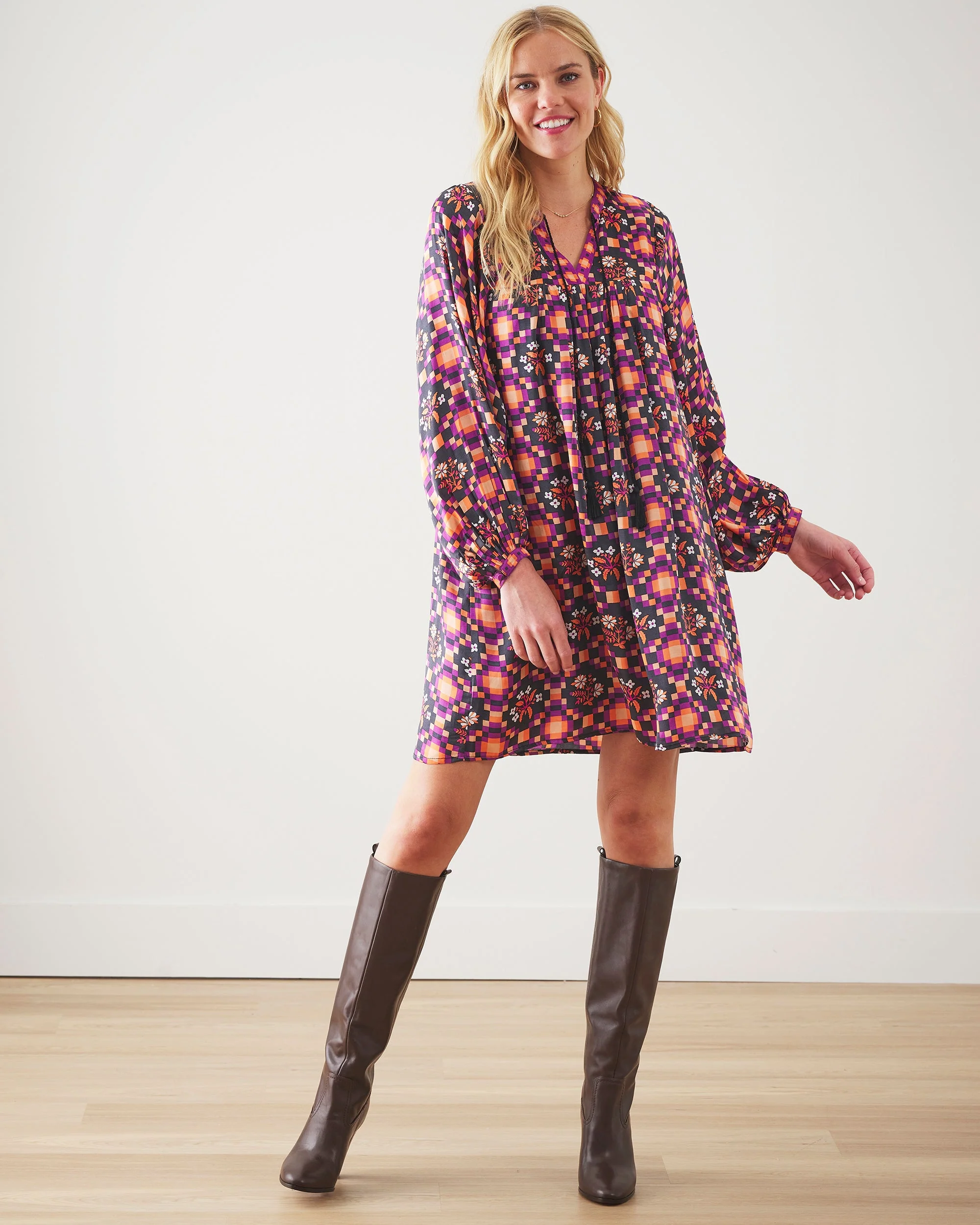Tomorrow's Tapestry - On The Scene Tunic | Violet Breeze - Image 5