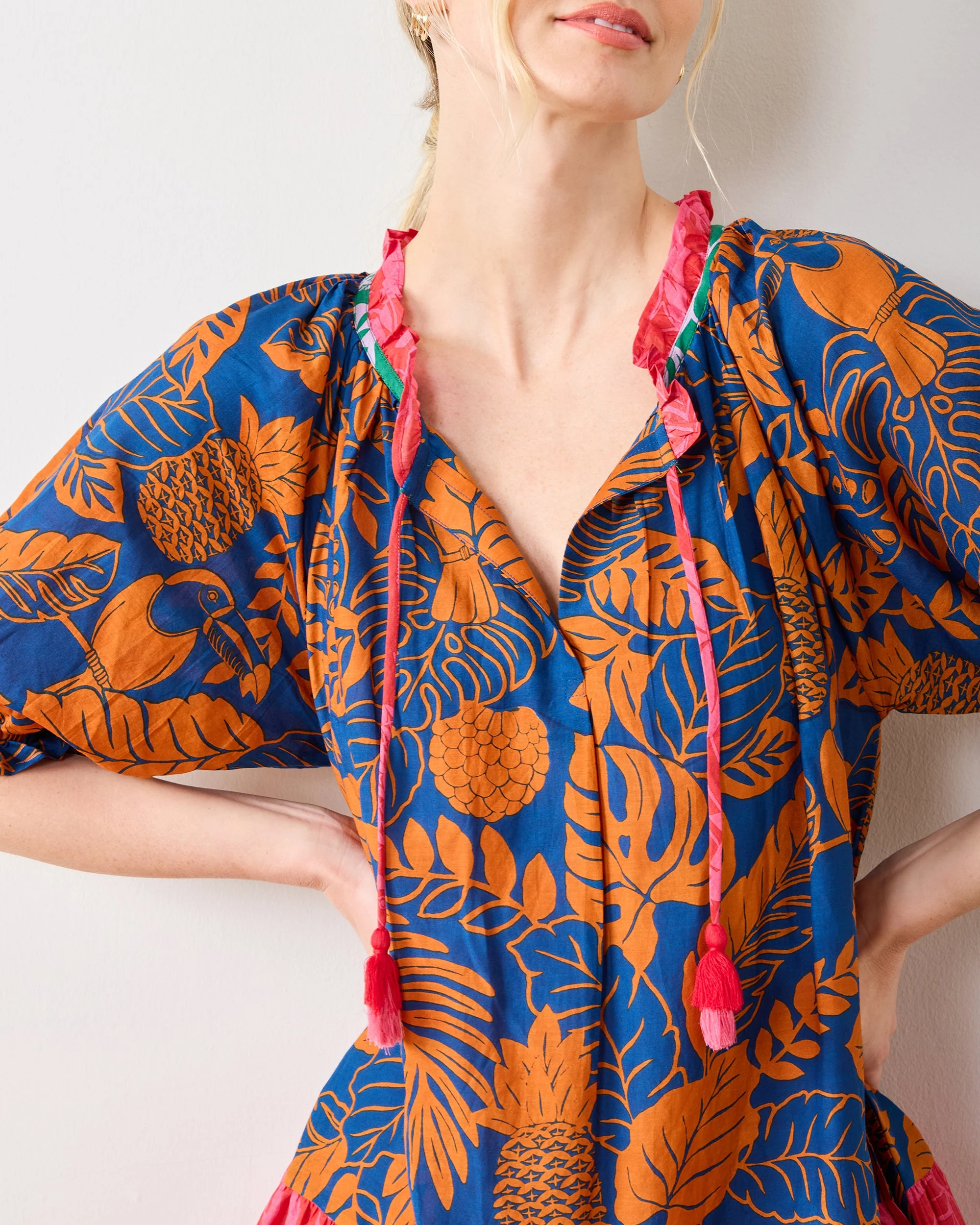 Toucan Treetop - Vibrant Voyage Dress | Multi Palms - Image 3