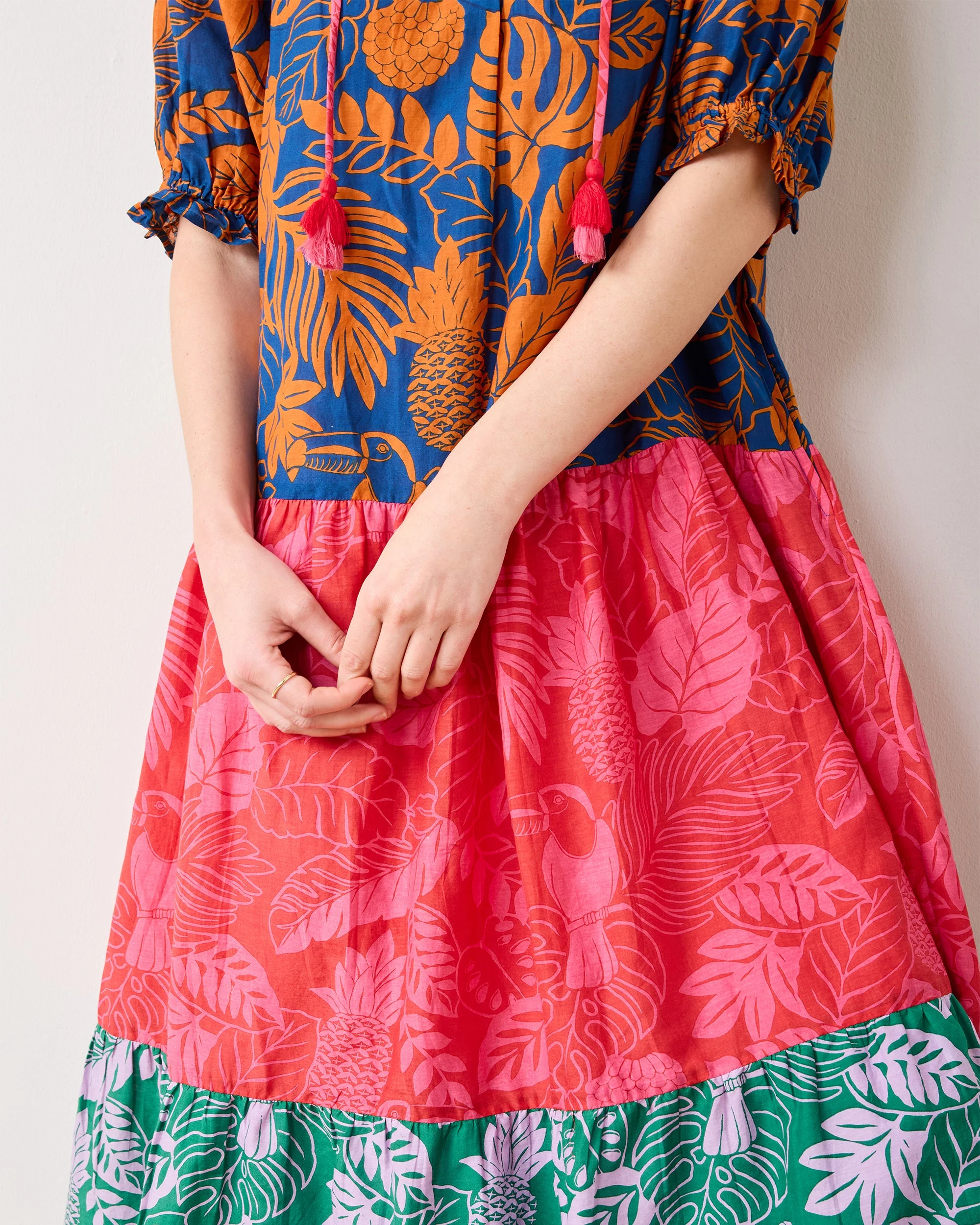 Toucan Treetop - Vibrant Voyage Dress | Multi Palms - Image 5