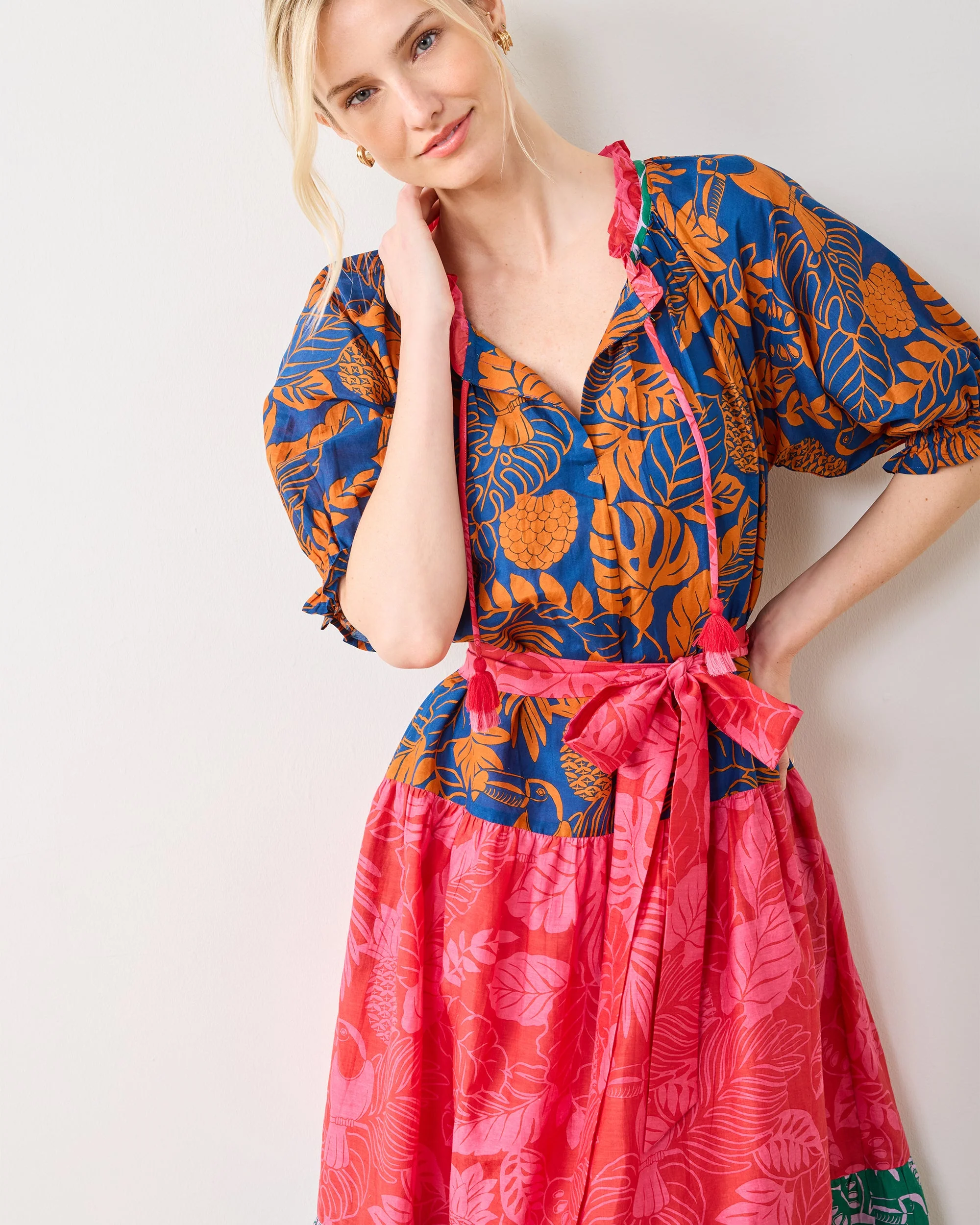 Toucan Treetop - Vibrant Voyage Dress | Multi Palms - Image 6