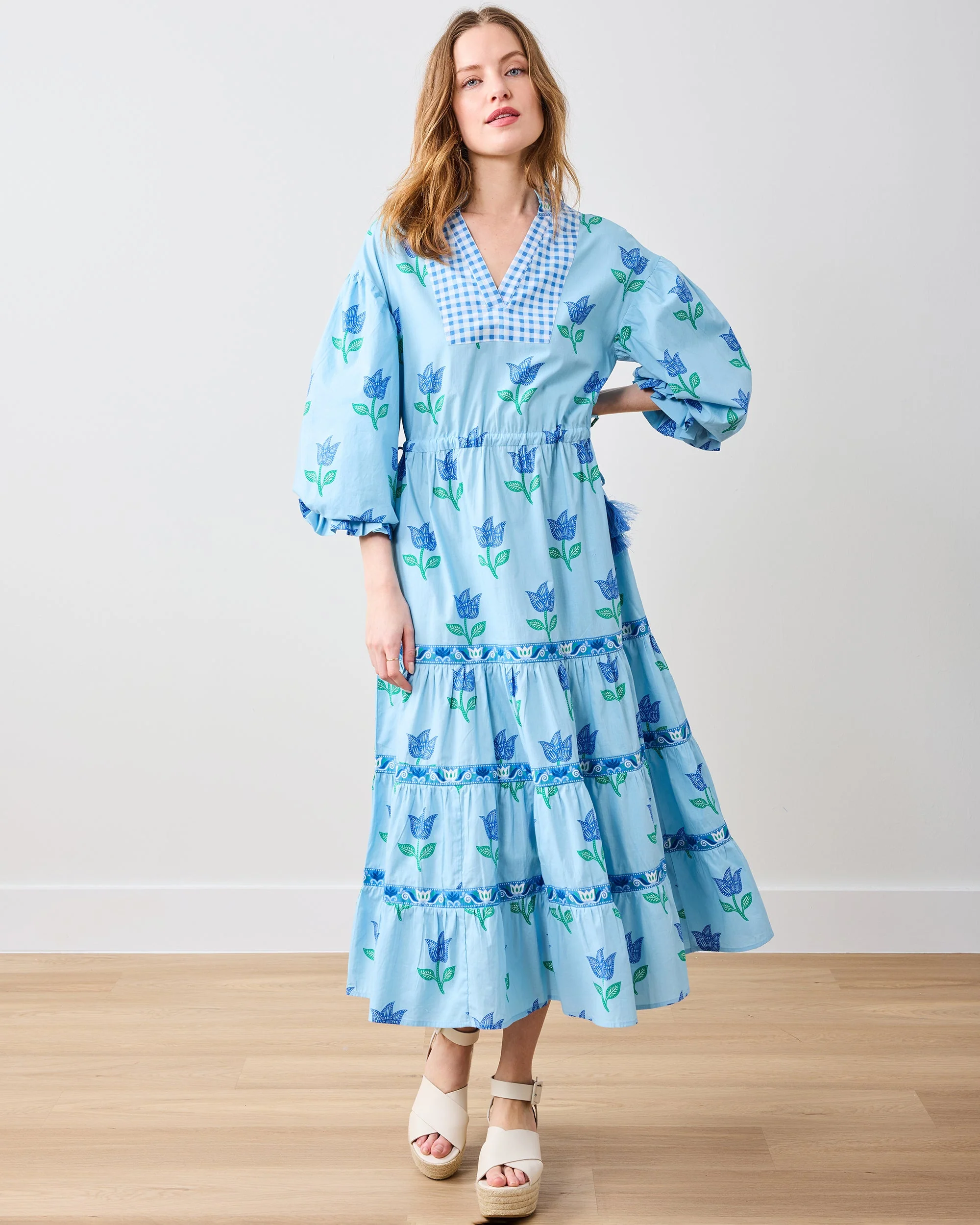 Tulip Bloom - Coconut Cafe Dress | Oasis Sky - Image 2