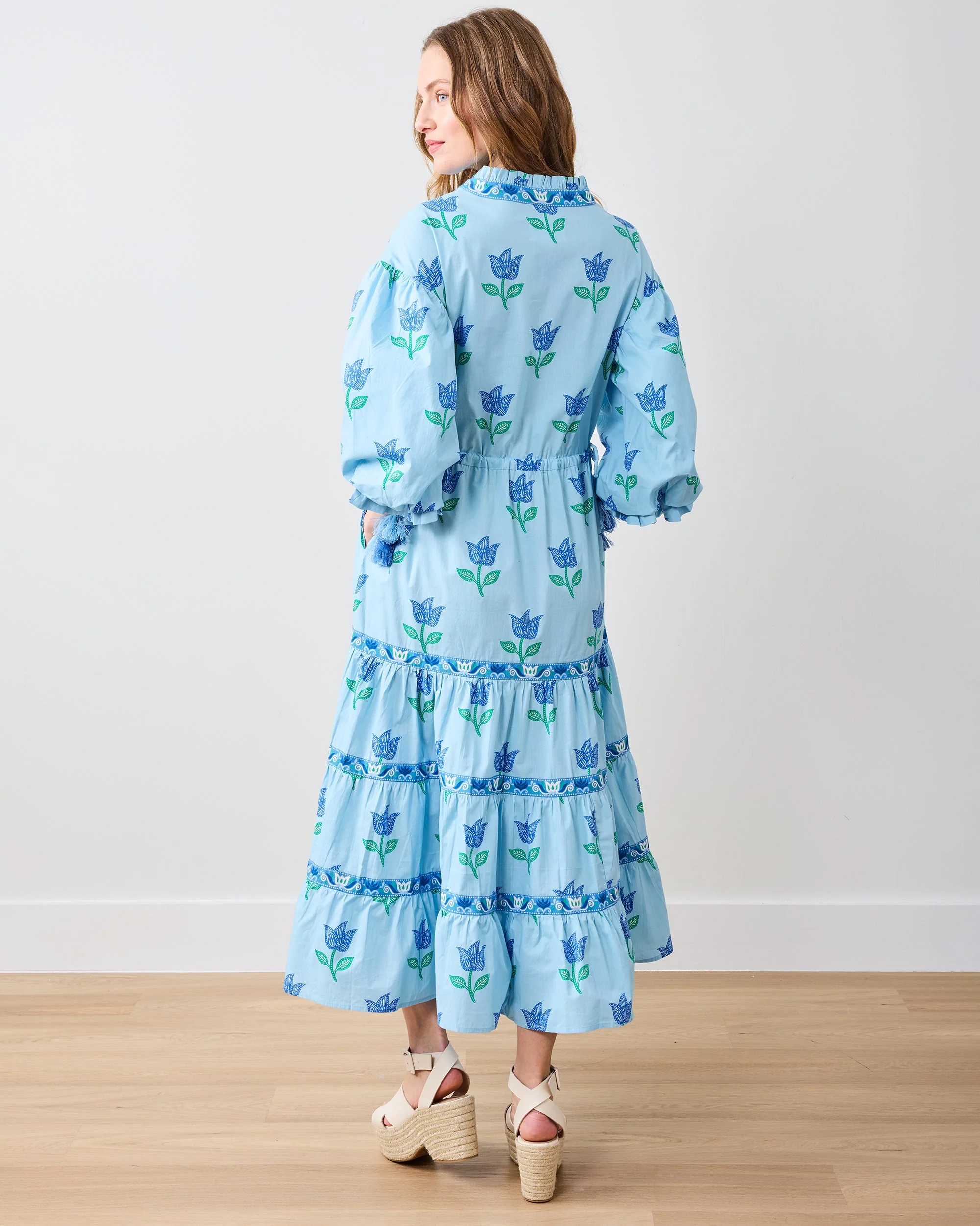 Tulip Bloom - Coconut Cafe Dress | Oasis Sky - Image 3