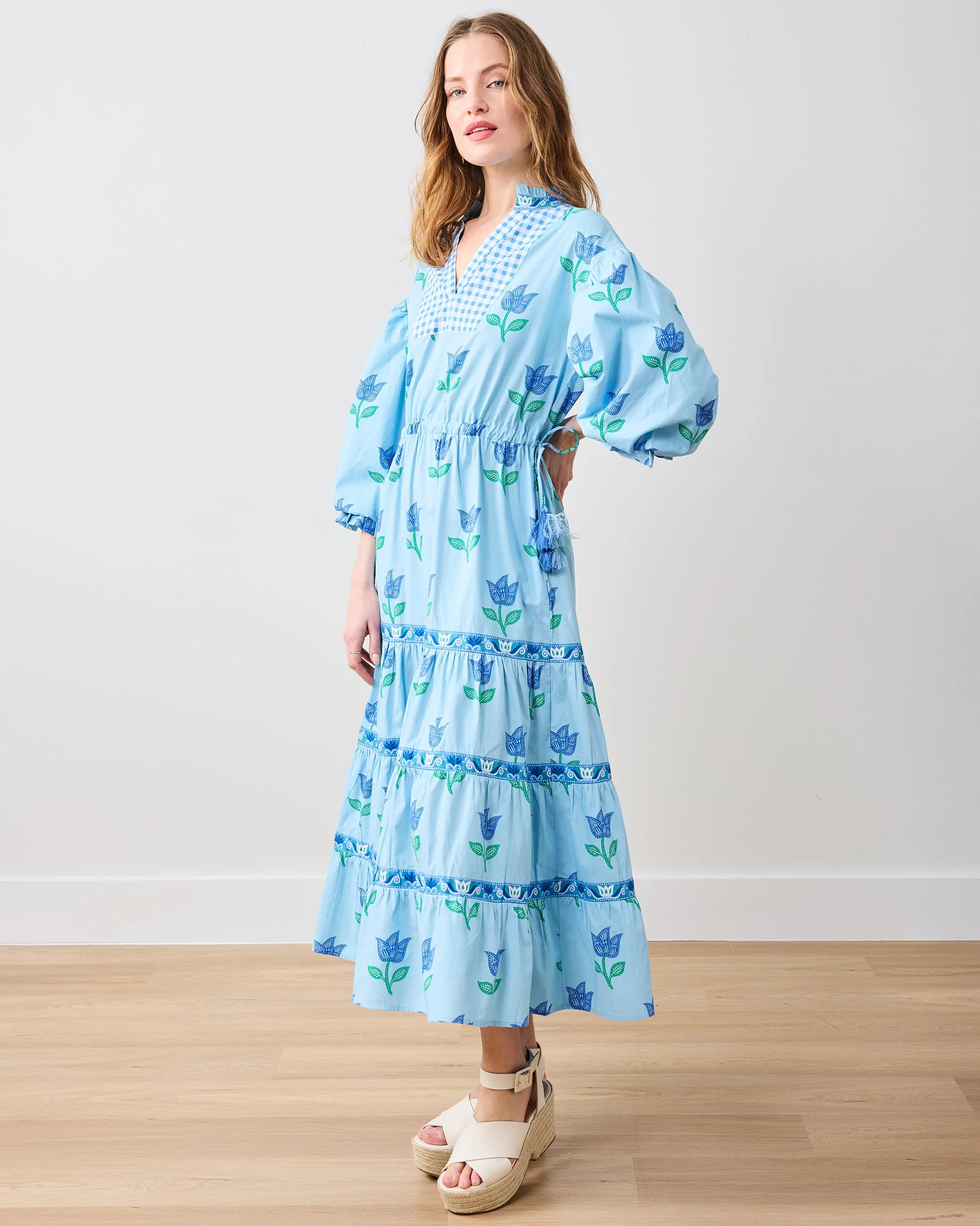 Tulip Bloom - Coconut Cafe Dress | Oasis Sky - Image 5