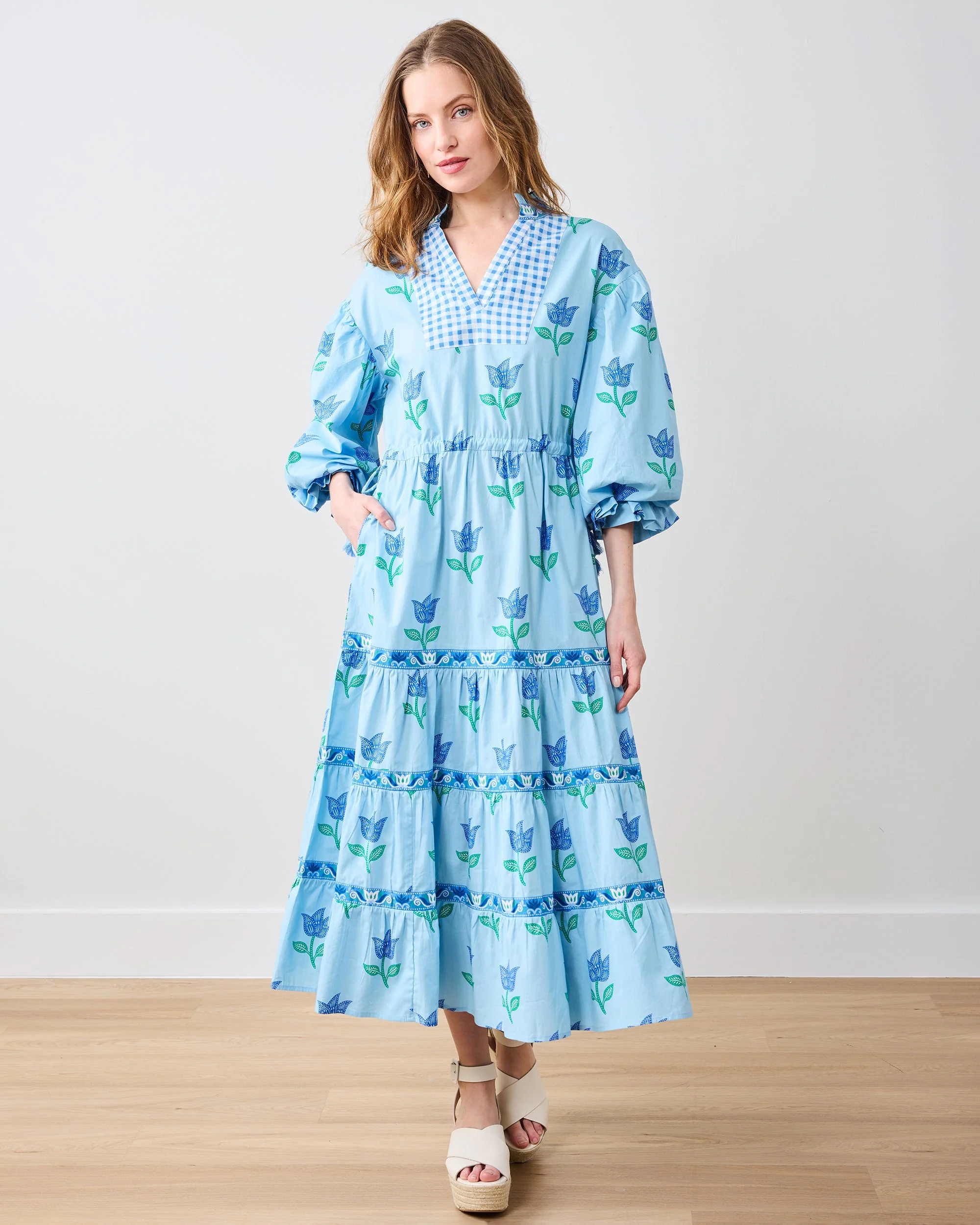 Tulip Bloom - Coconut Cafe Dress | Oasis Sky - Image 6