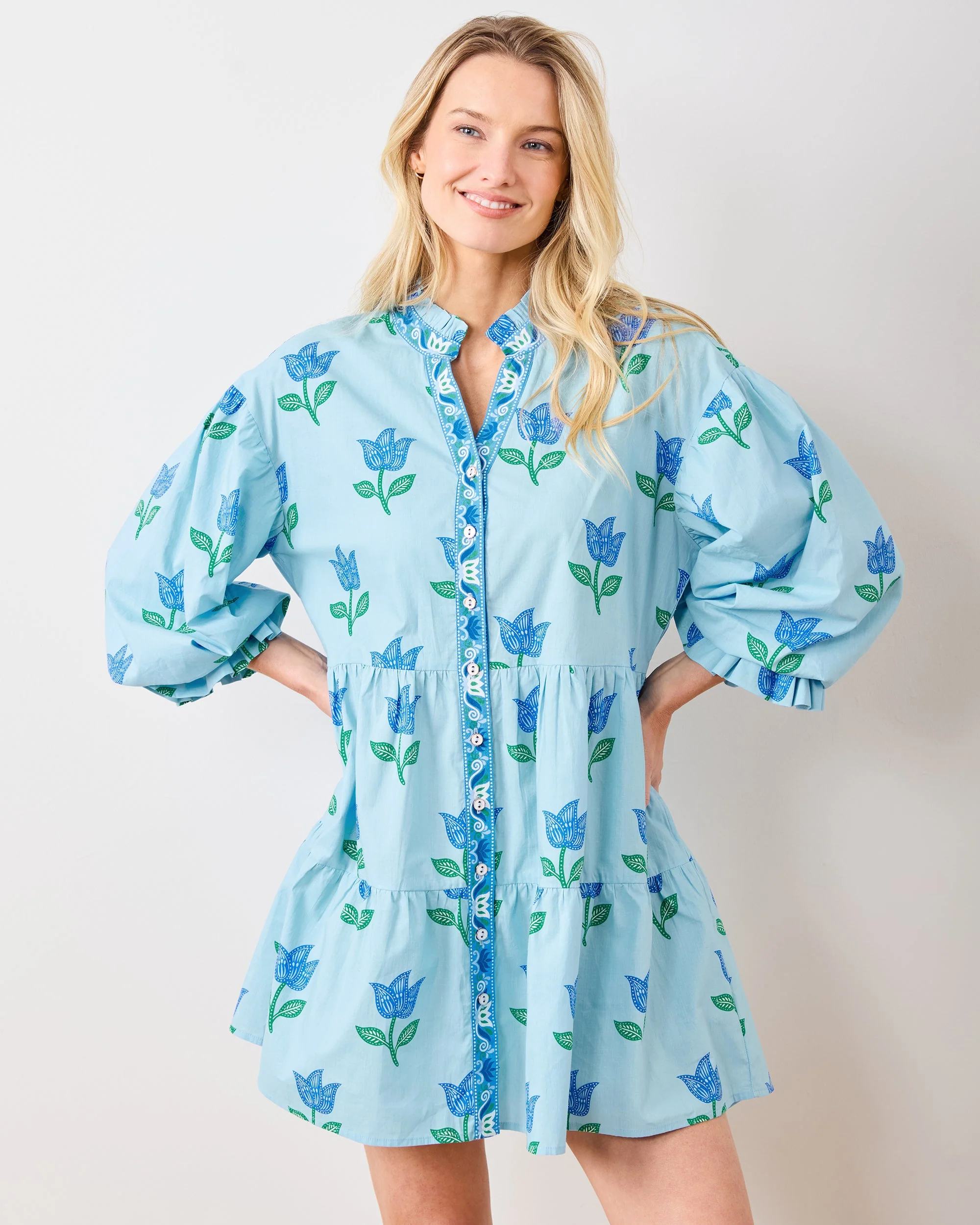 Tulip Bloom - Rosalita Dress | Oasis Sky - Image 2