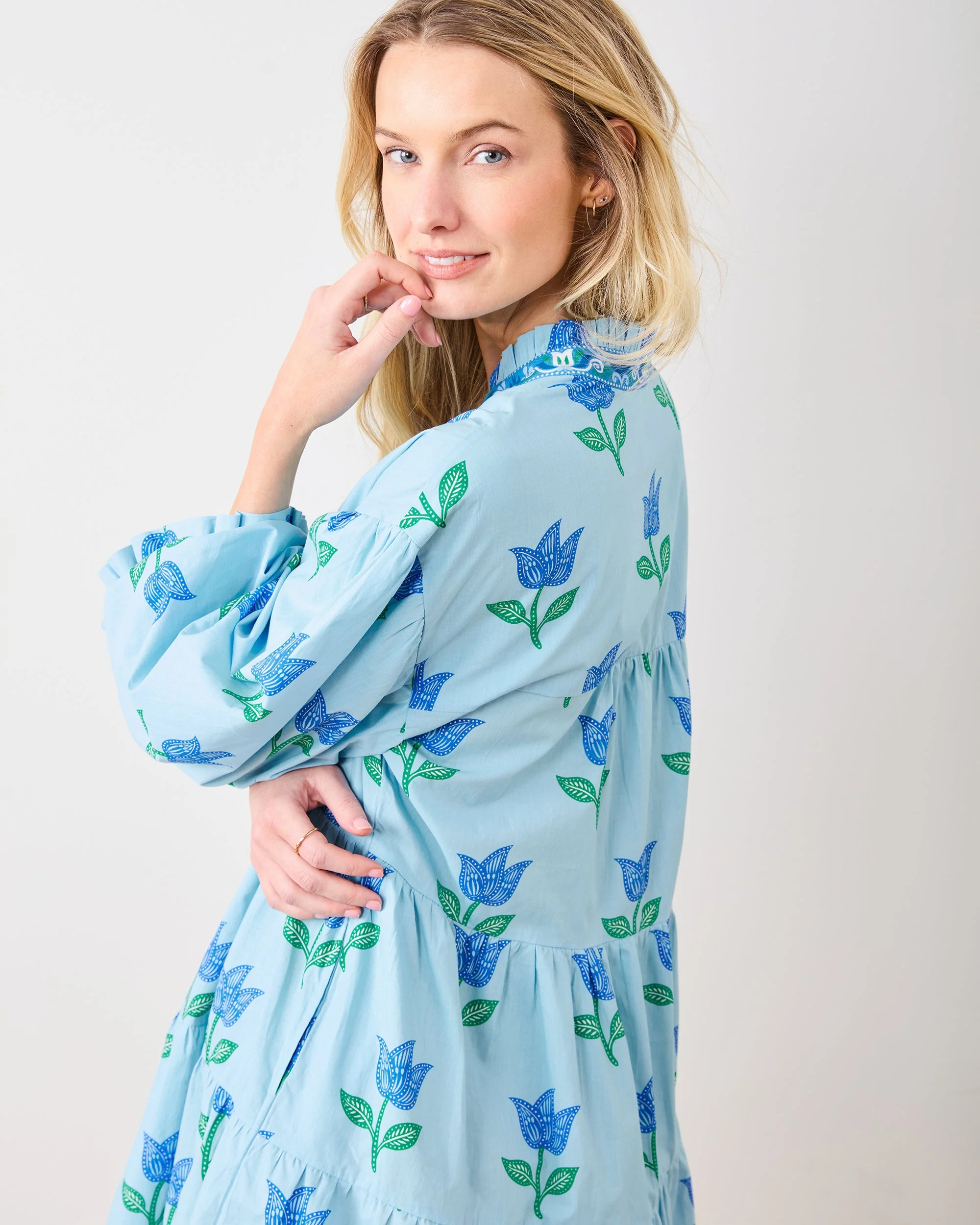 Tulip Bloom - Rosalita Dress | Oasis Sky - Image 4