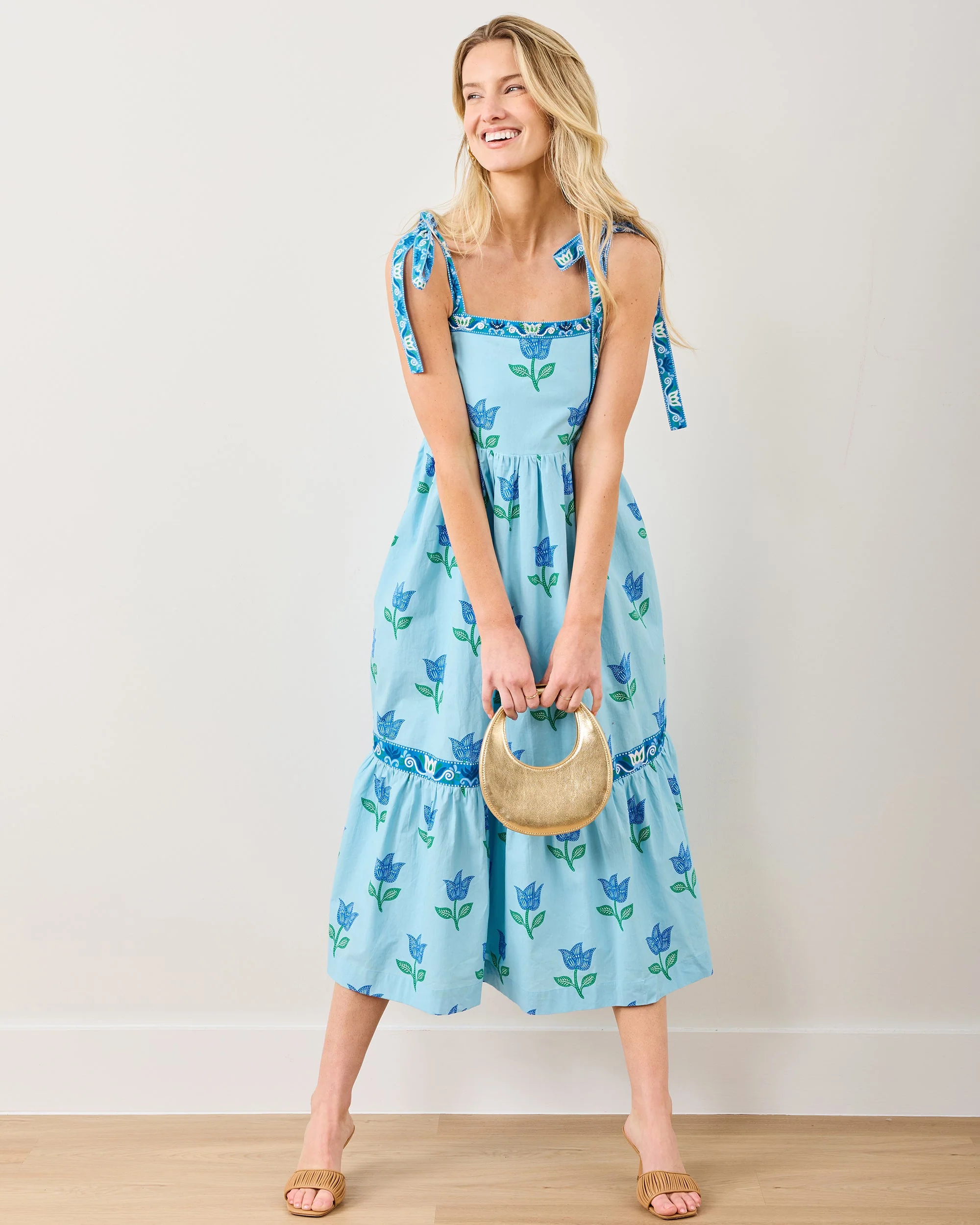 Tulip Bloom - Way Around Dress | Oasis Sky - Image 6