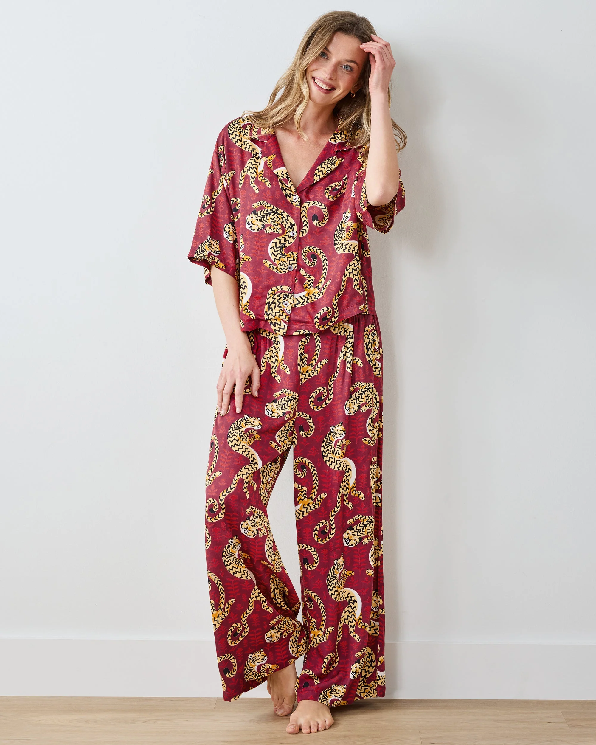 Twisted Tiger - Eco Satin Wildest Dreams Set | Merlot - Image 2