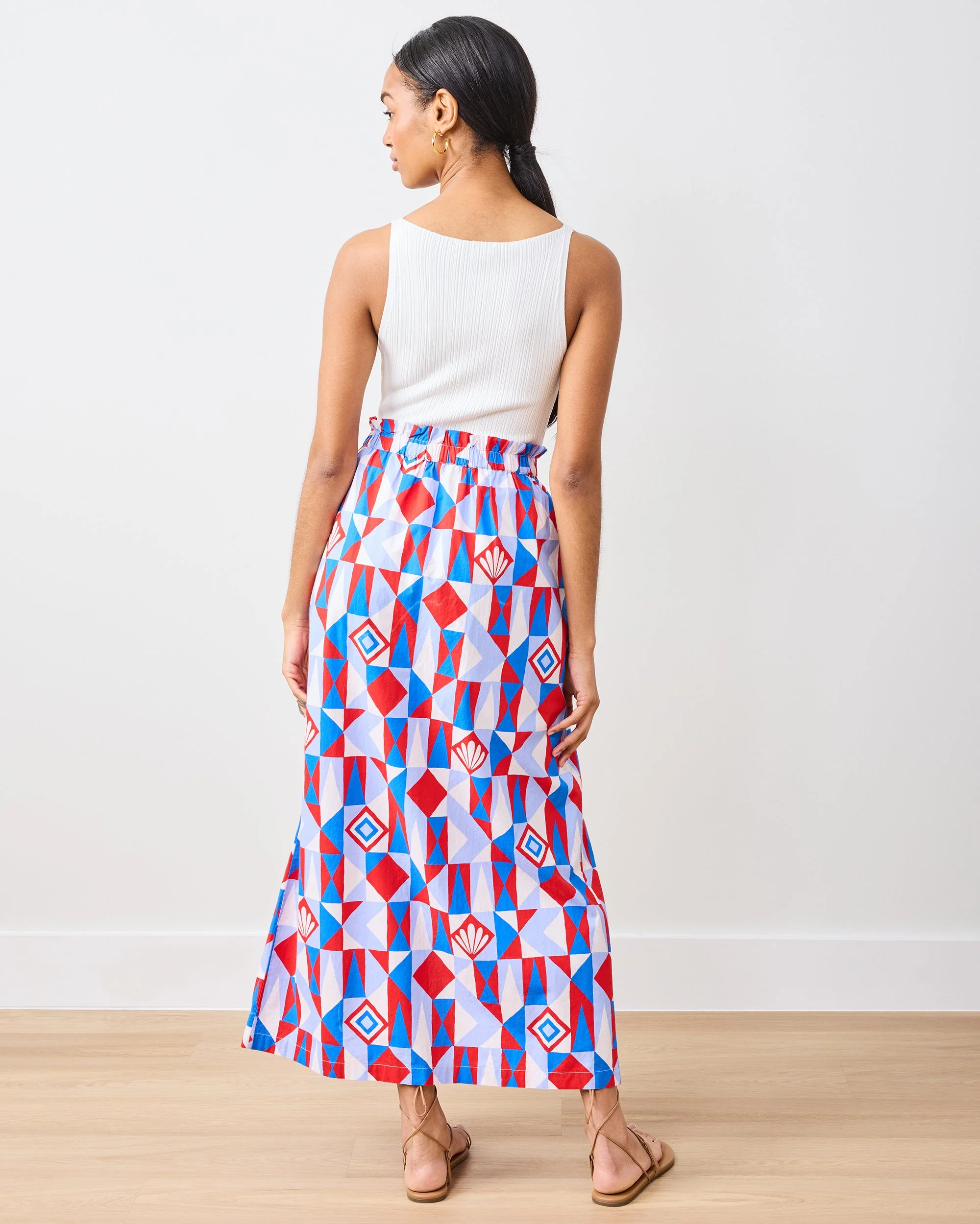 Underwater Mosaic - Escape Skirt | Retro Red - Image 4