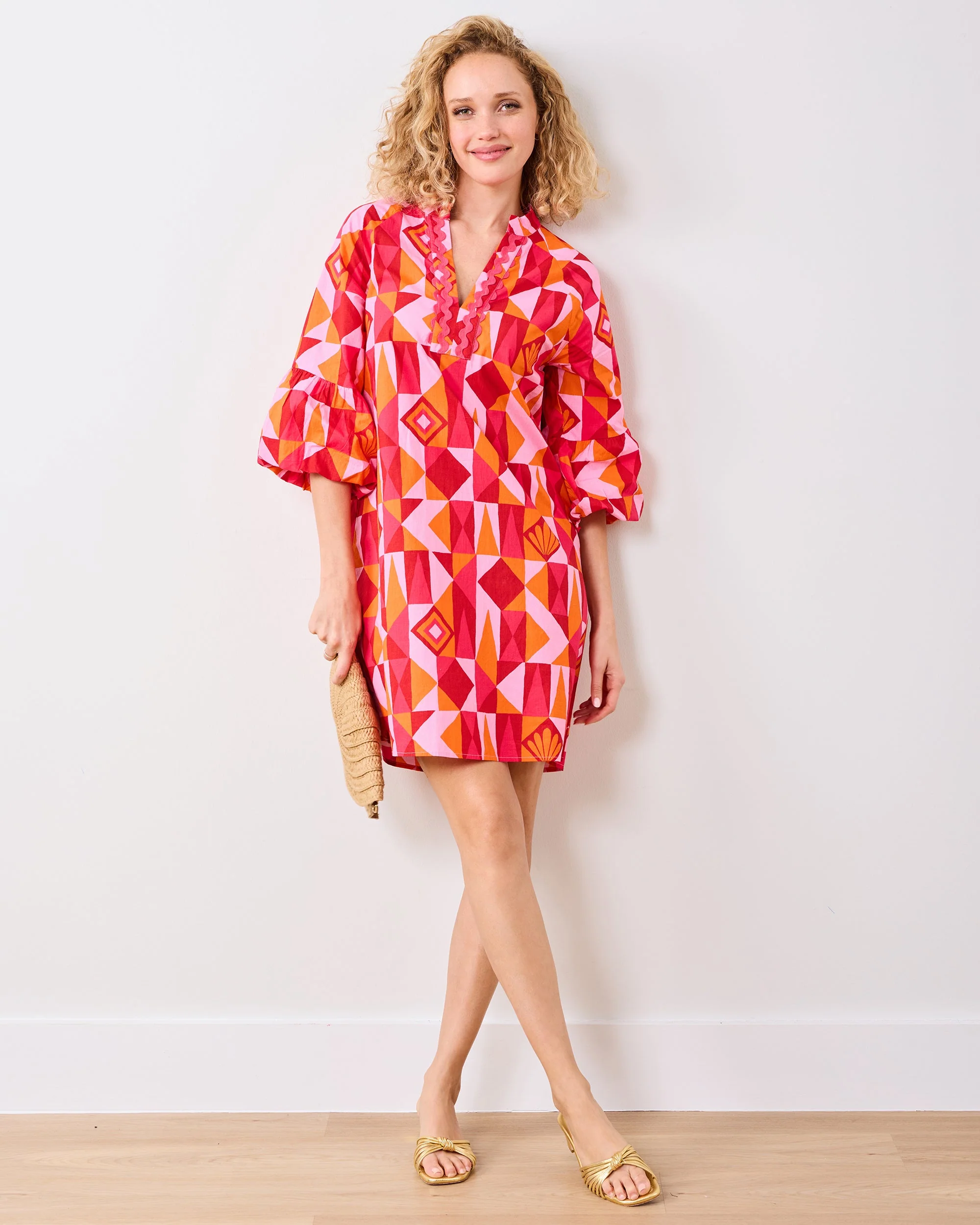 Underwater Mosaic - Isabella Dress | Pink Crush