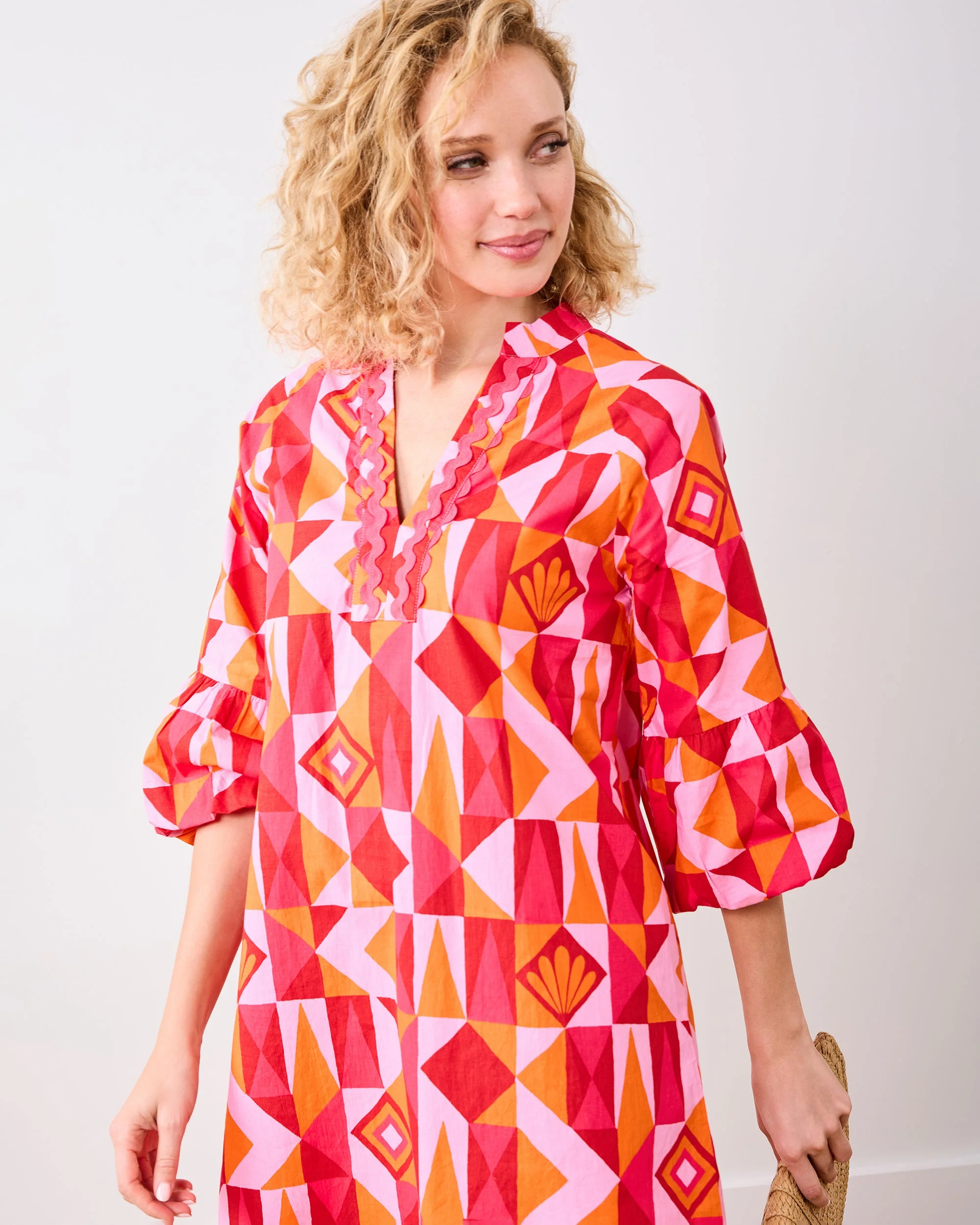 Underwater Mosaic - Isabella Dress | Pink Crush - Image 2