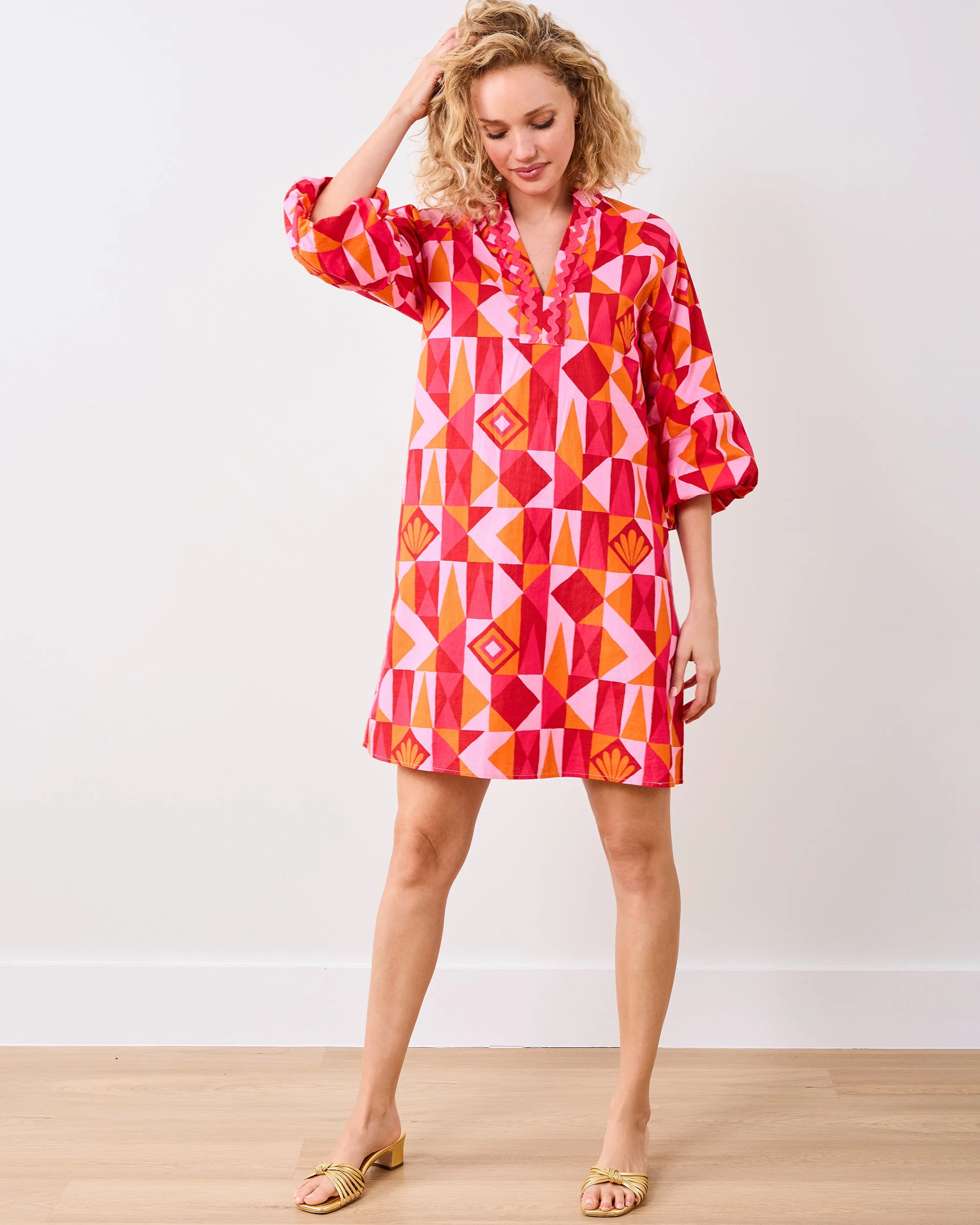 Underwater Mosaic - Isabella Dress | Pink Crush - Image 4