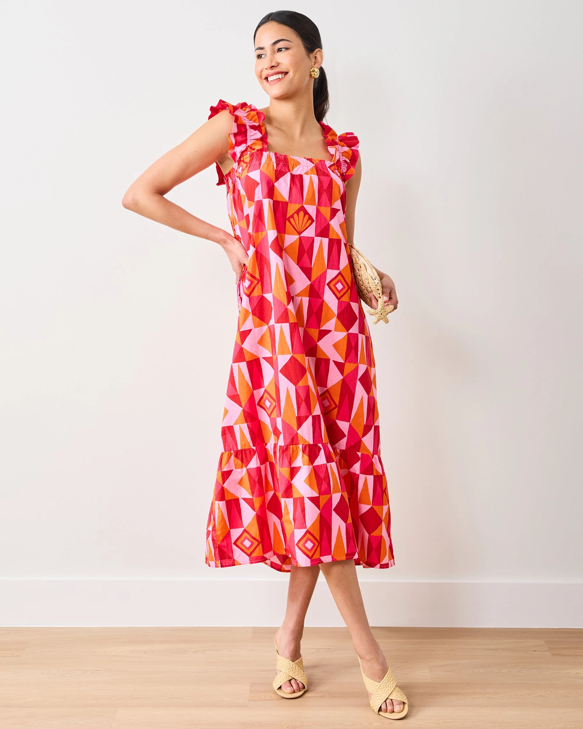Underwater Mosaic - Serenity Dress | Pink Crush - Image 4