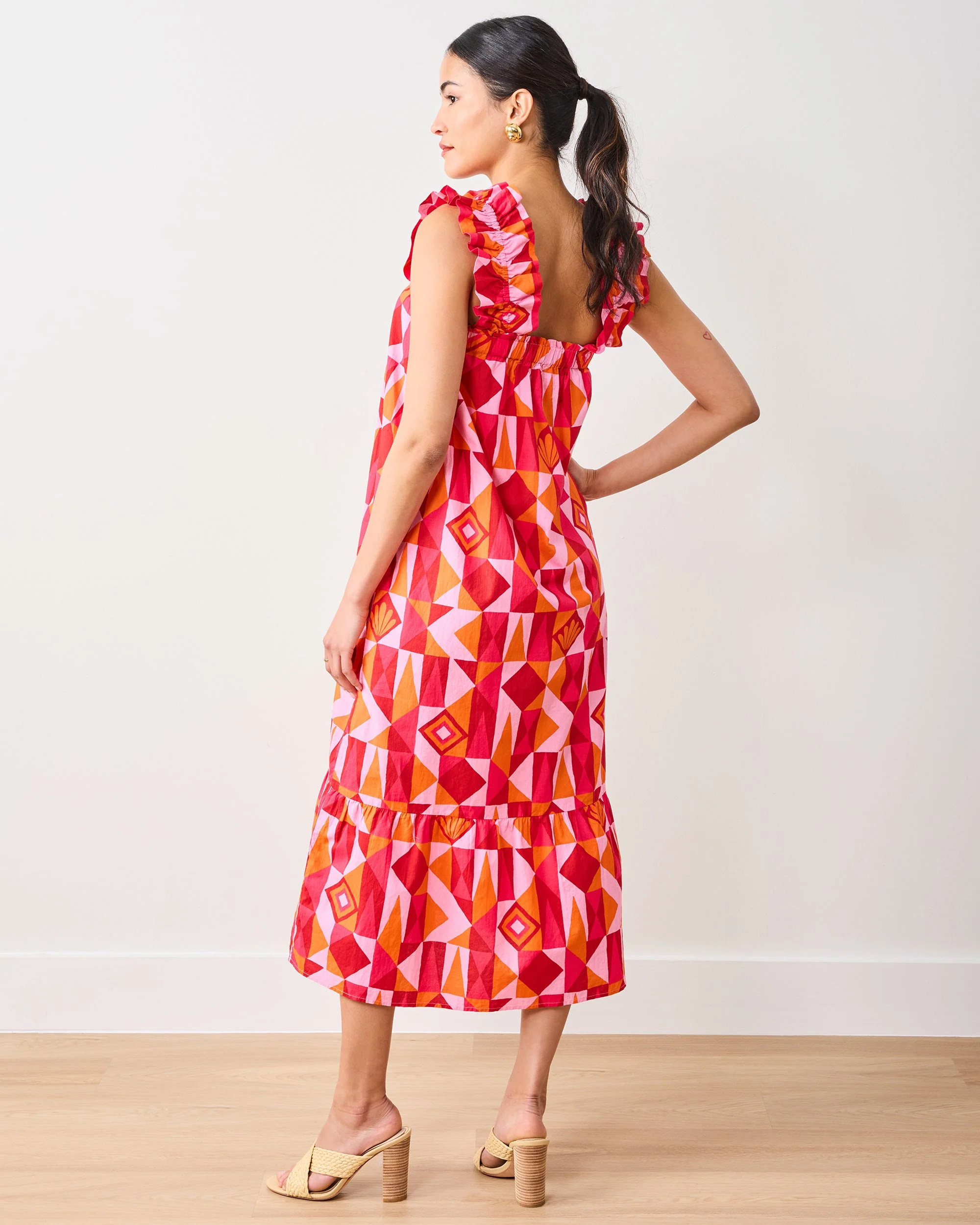 Underwater Mosaic - Serenity Dress | Pink Crush - Image 5