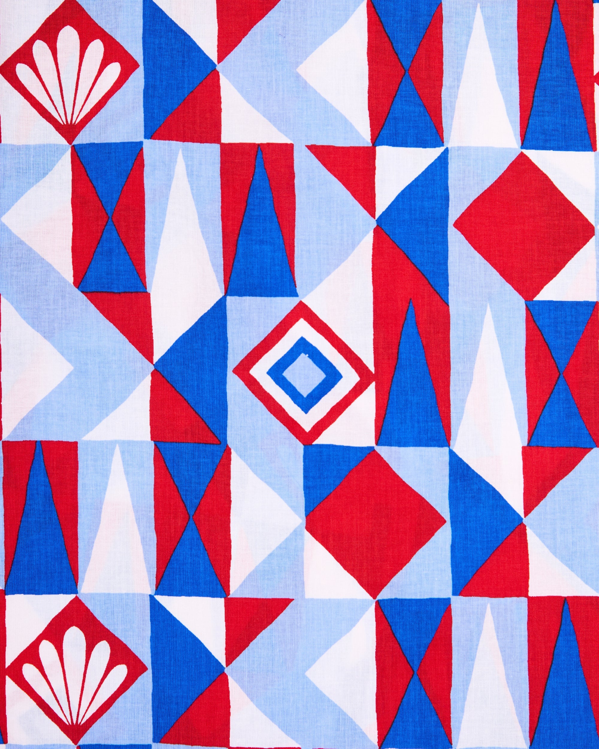 Underwater Mosaic - Serenity Dress | Retro Red - Image 7